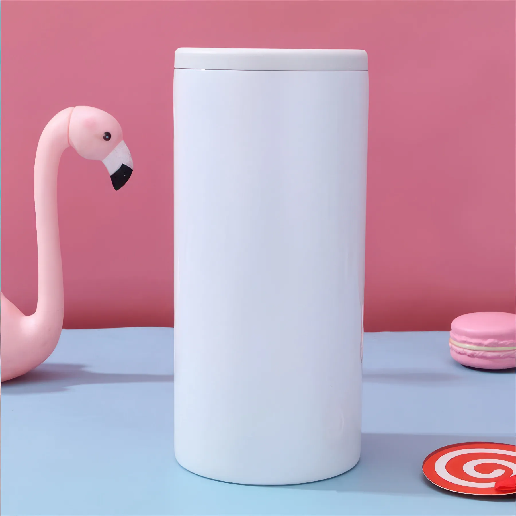 12 oz Stainless Steel Skinny Can Cooler - Image 2