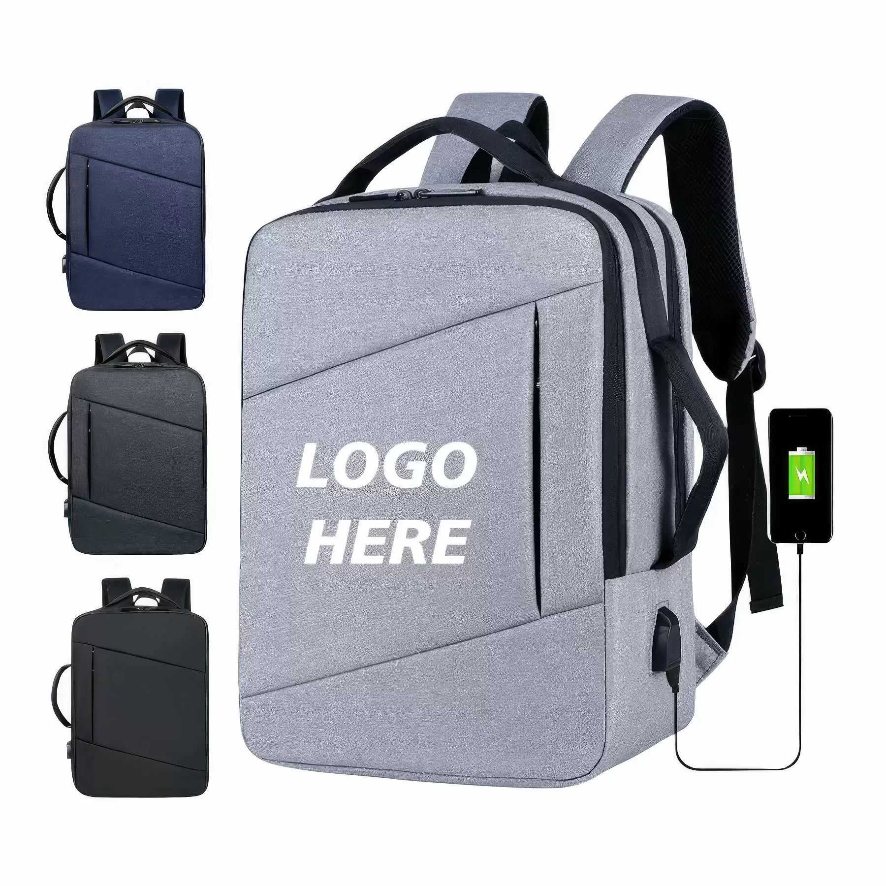Custom Waterproof Laptop Backpacks with USB Port