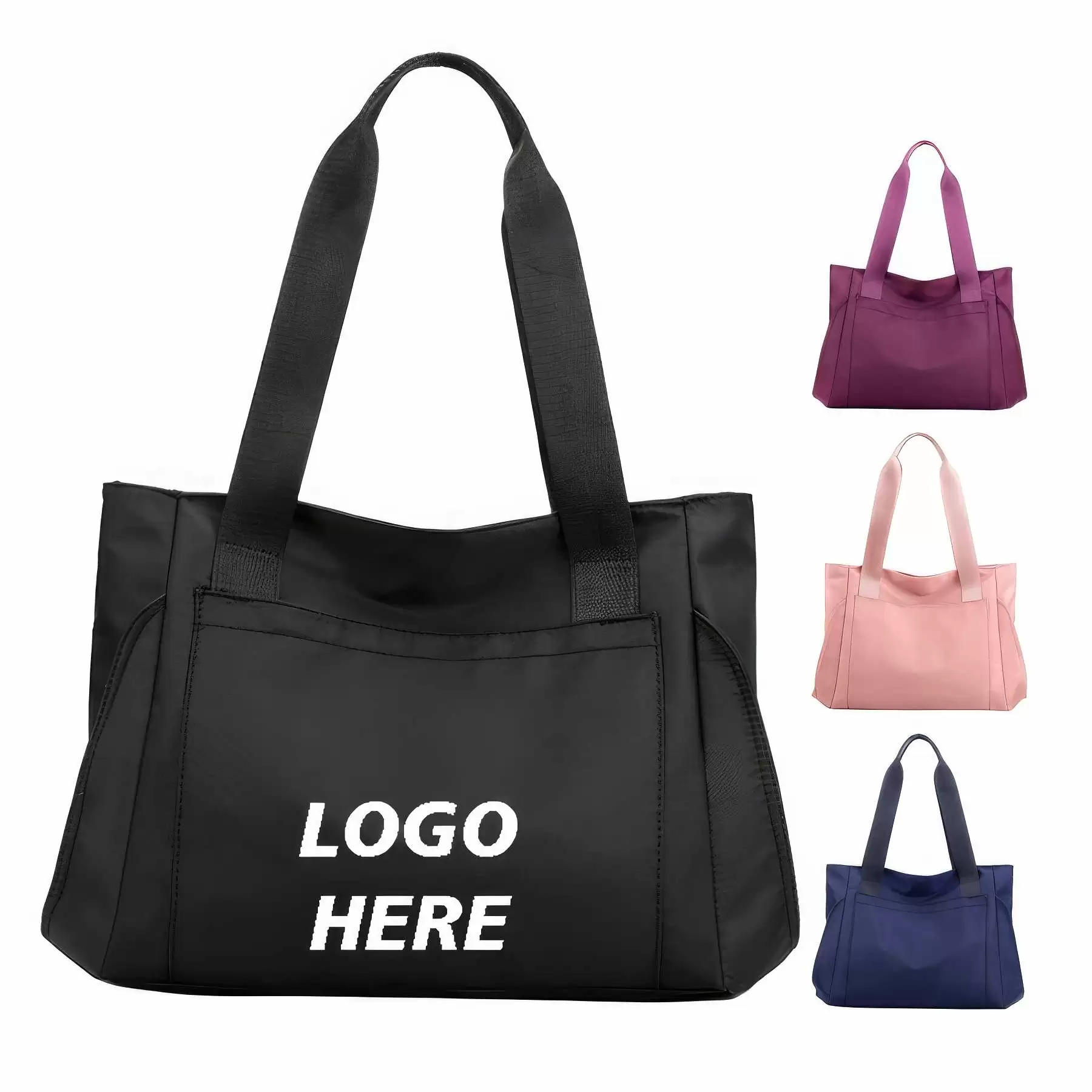 Custom Nylon Laptop Waterproof Lightweight Tote Bag