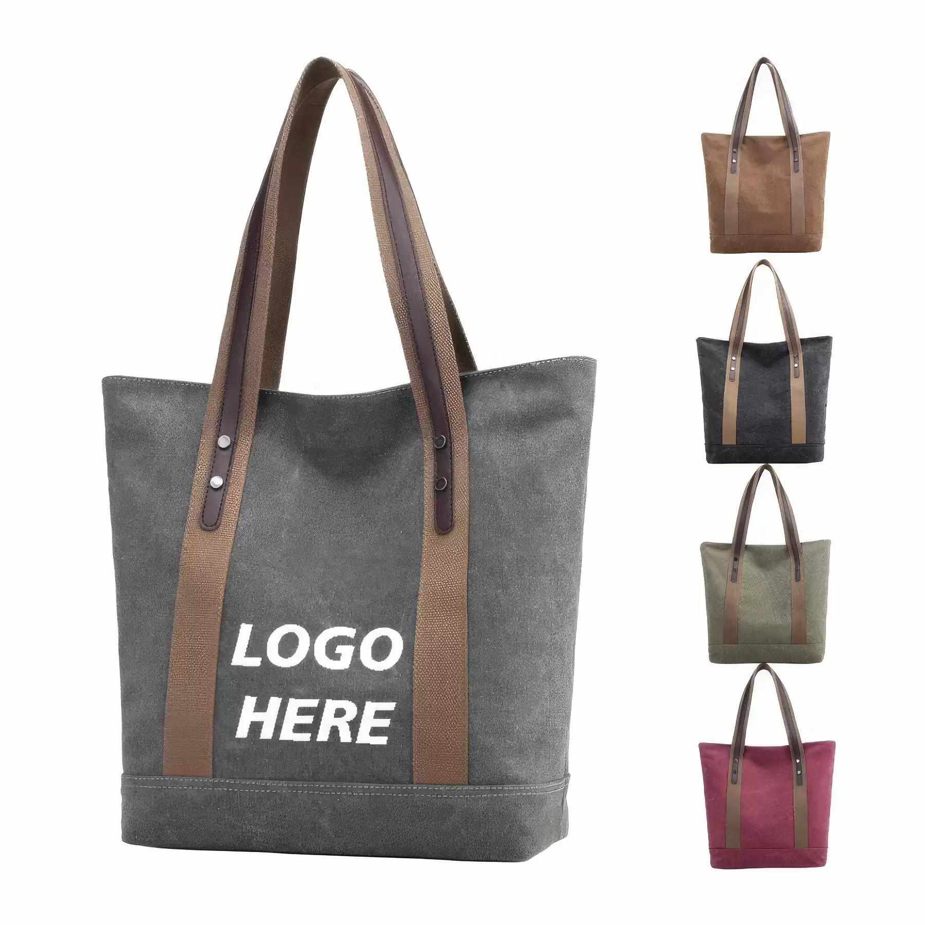 Custom Lightweight Canvas Retro Casual Handbags Tote Bag