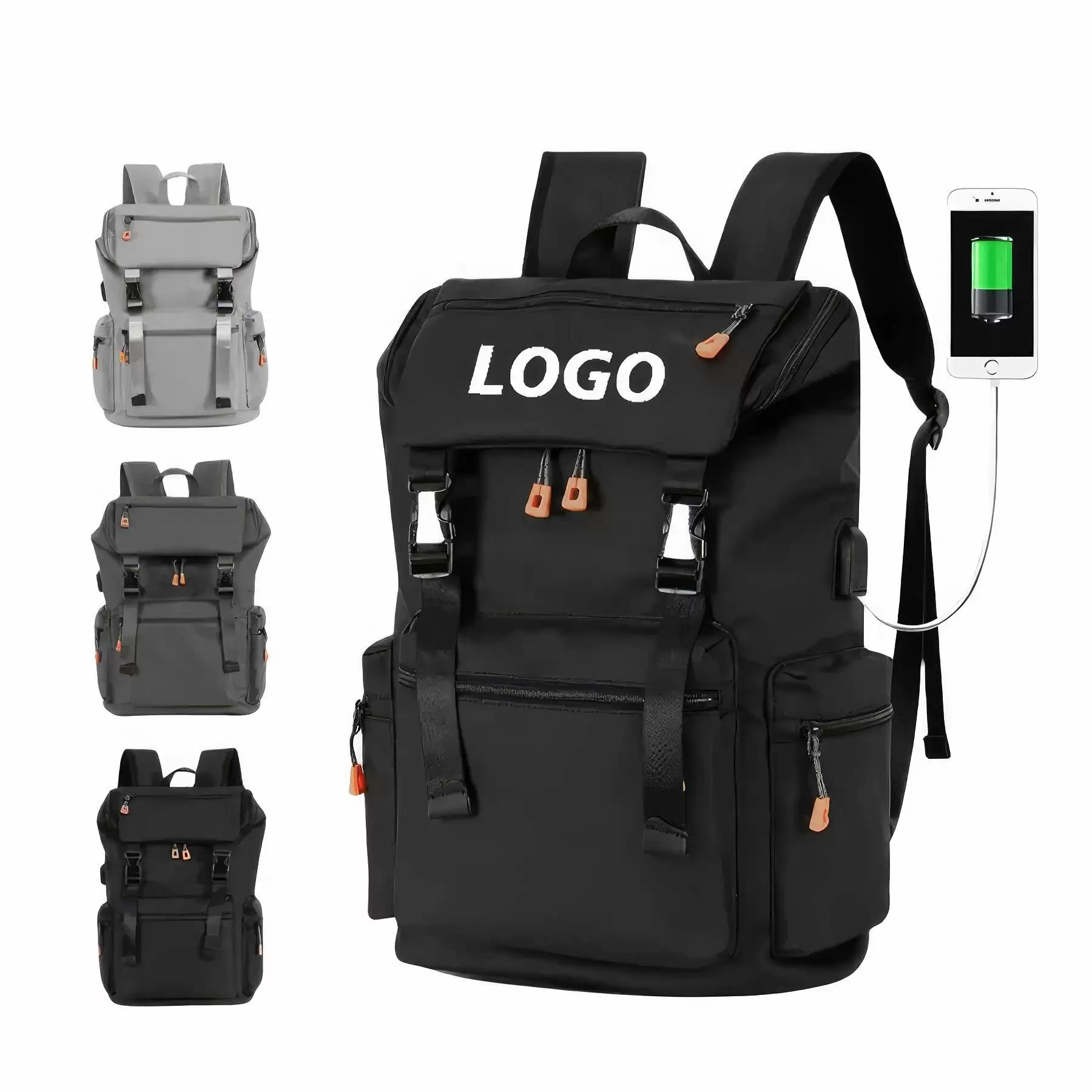 Custom Waterproof Laptop Backpacks with USB Port