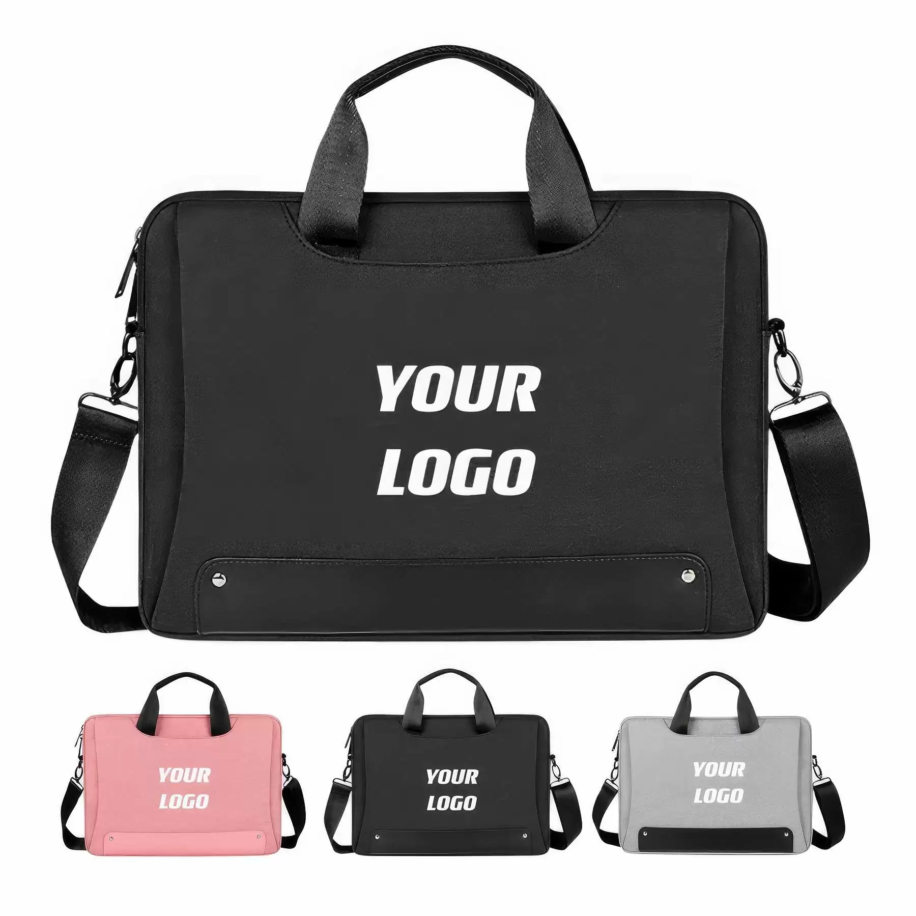 Laptop Briefcase & Messenger Bag Fit 15.6 Inch Notebook