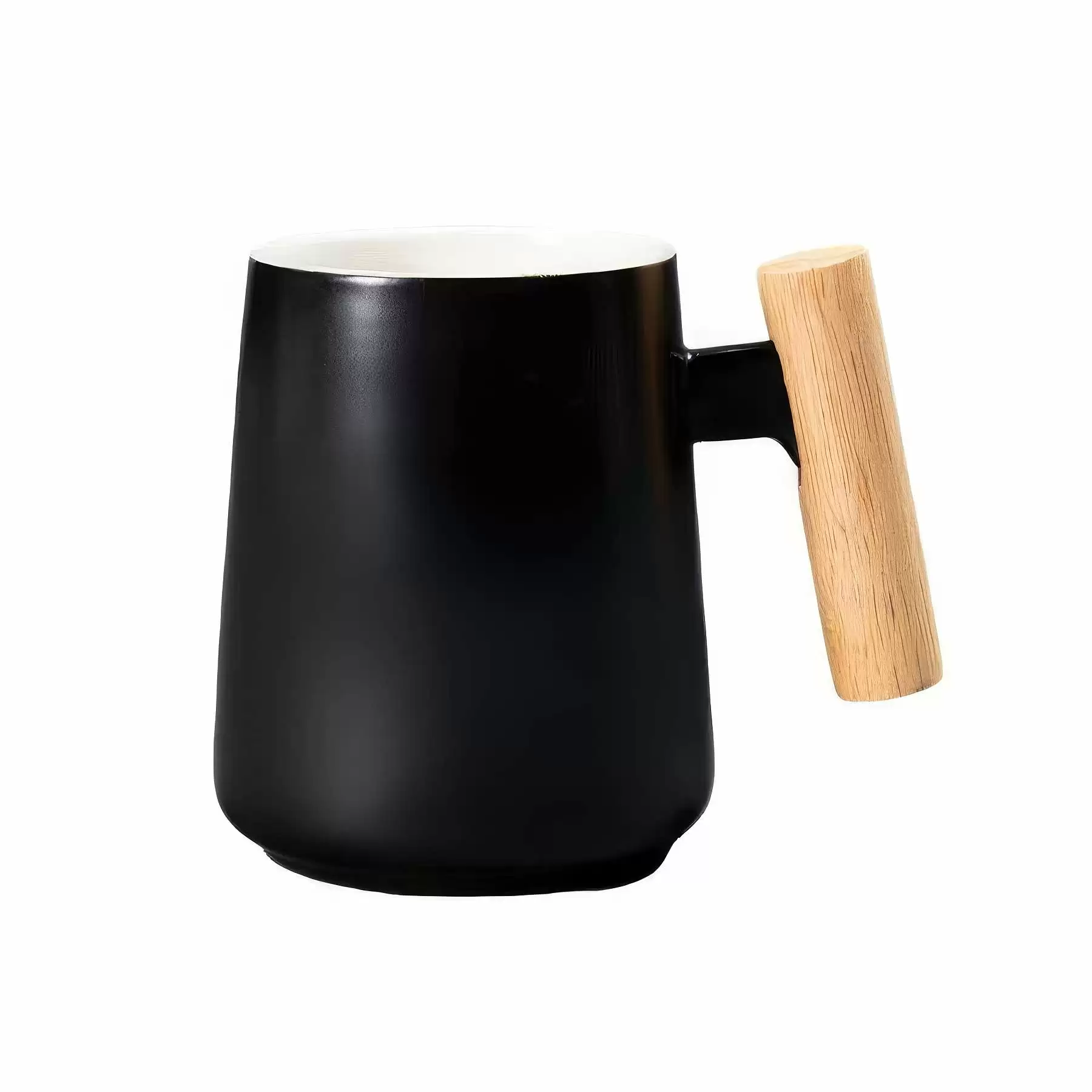 Ceramic Mug With Wooden Handle - Image 2
