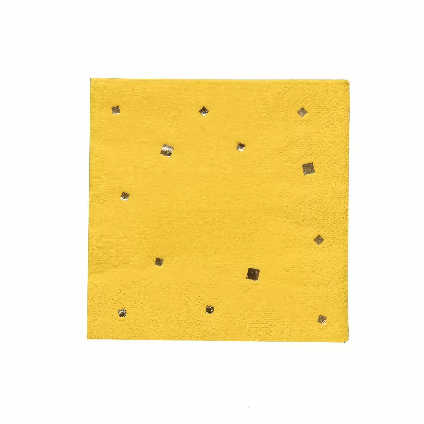 Custom Gold Dot Confetti Paper Napkins - Image 2