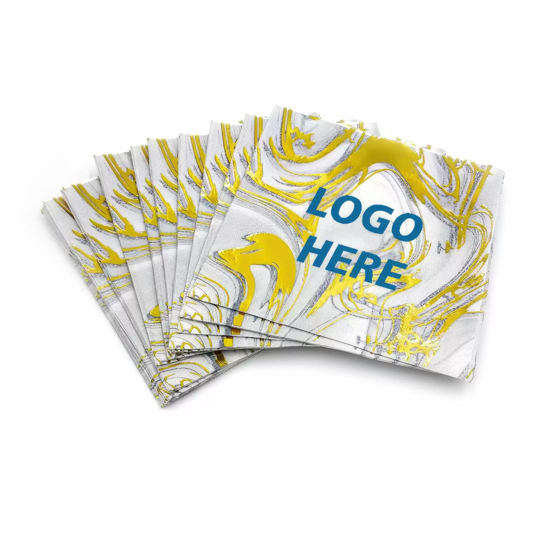 Custom Gold Foil Disposable Paper Napkins