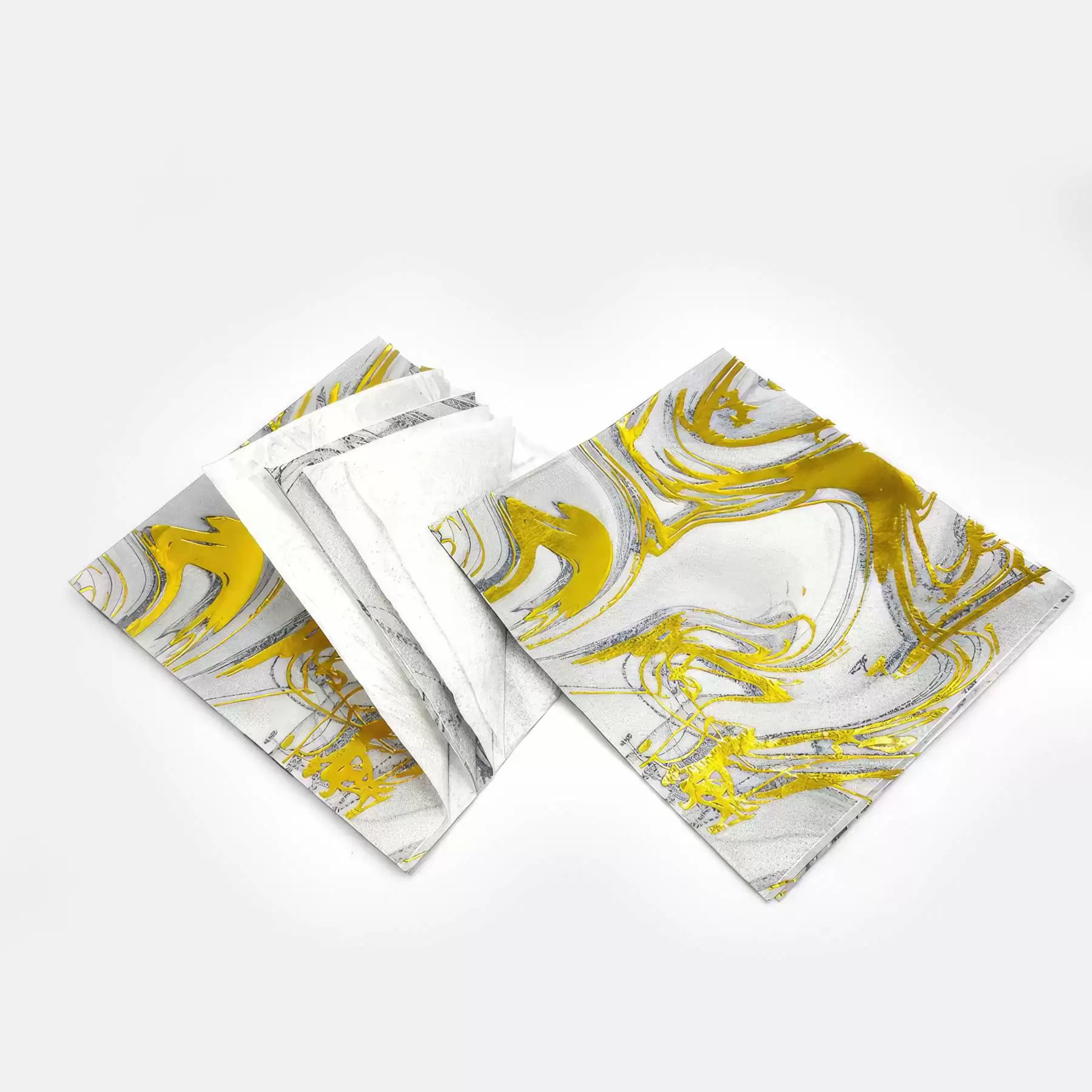 Custom Gold Foil Disposable Paper Napkins - Image 2