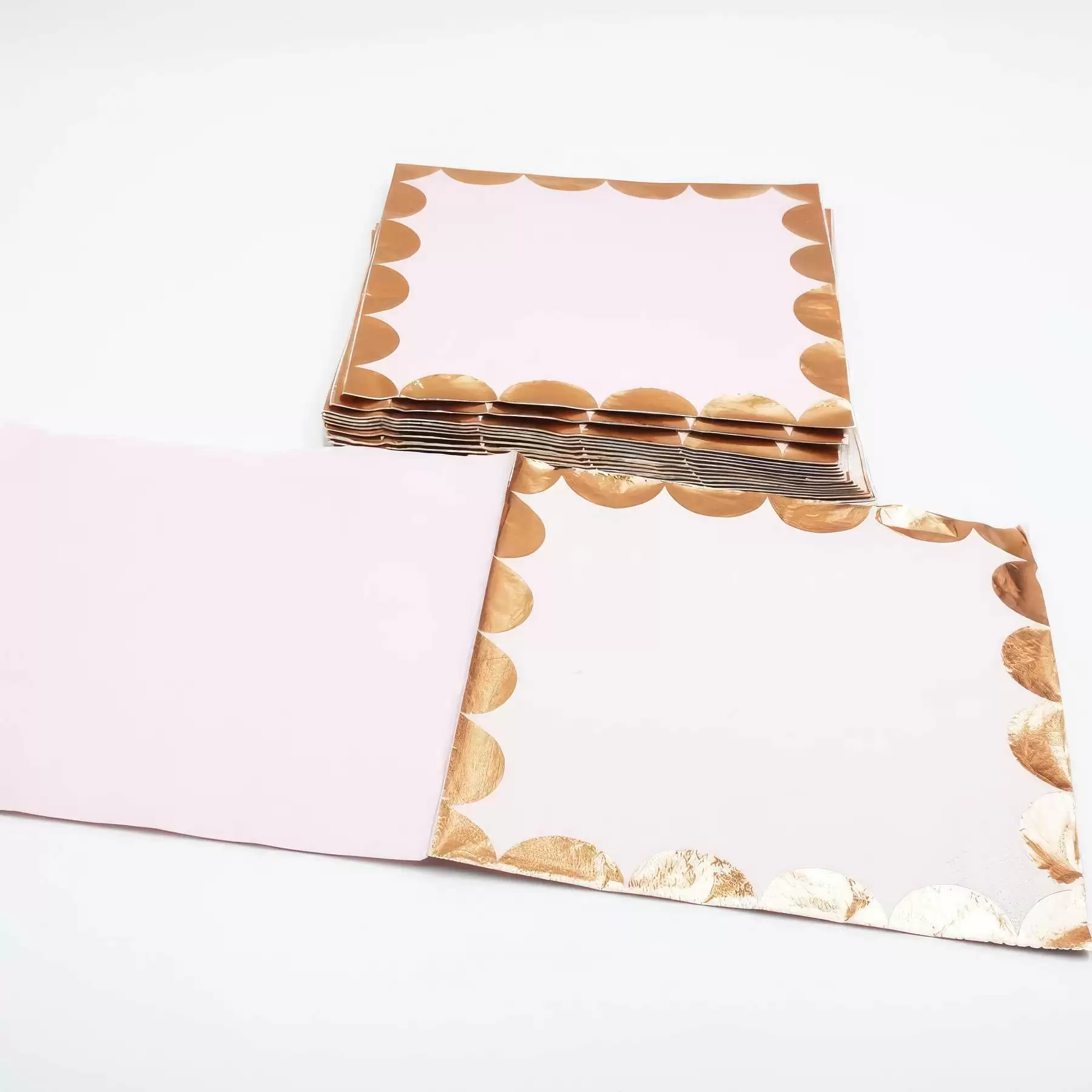 Custom Gold Foil Cocktail Paper Napkins - Image 2