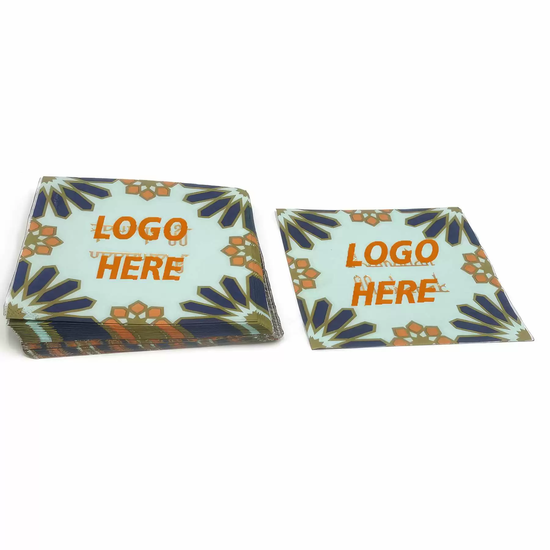 Custom Gold Foil Cocktail Paper Napkins