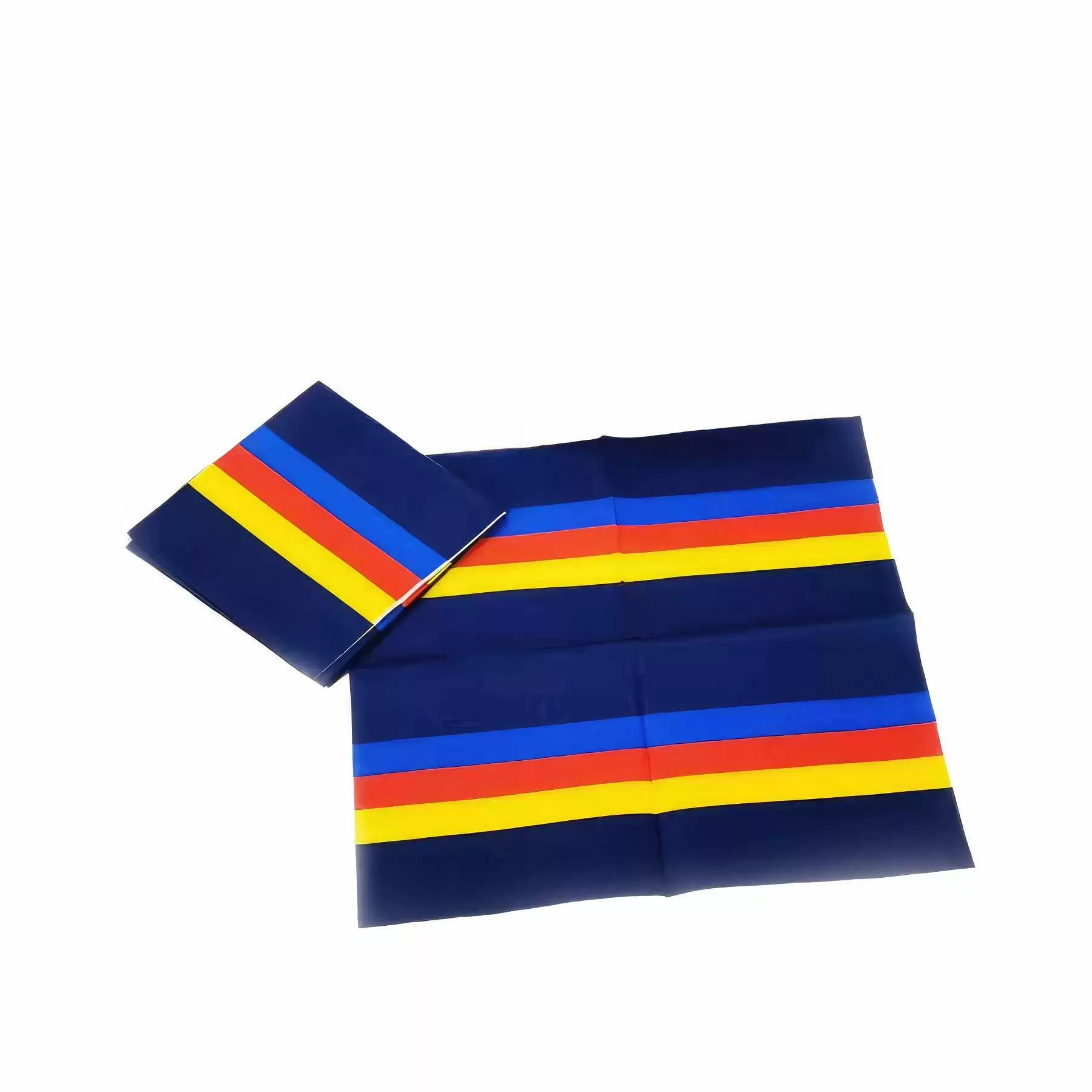 Custom Gold Foil Colorful Stripes Paper Napkins - Image 2