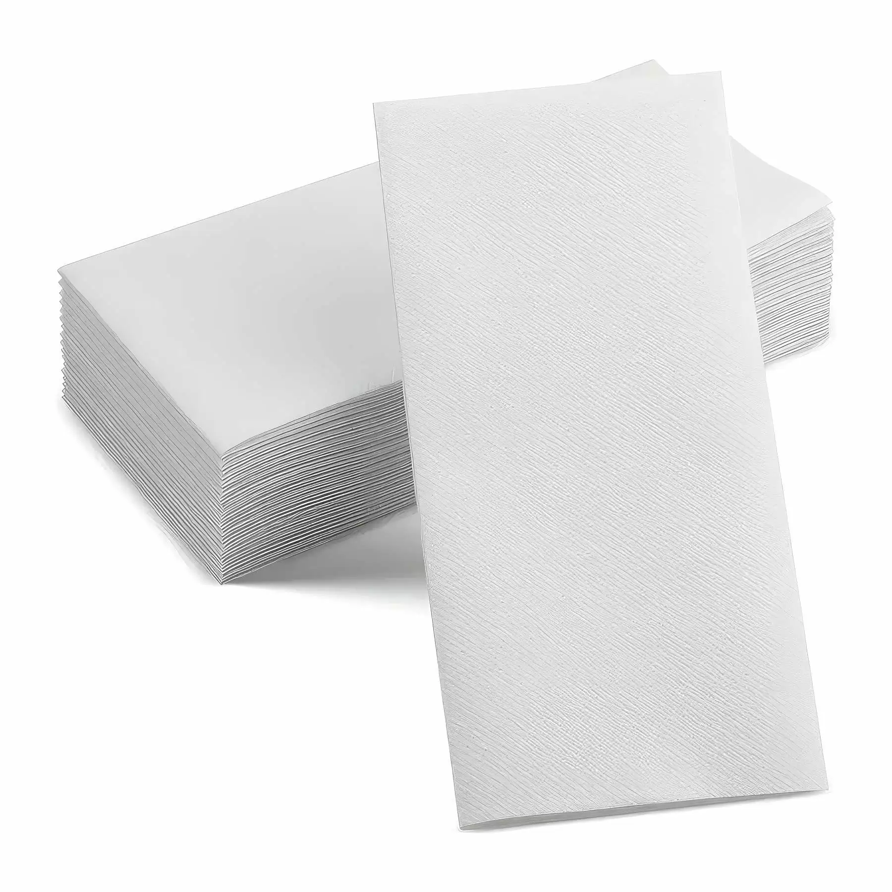 Custom Disposable 2-Ply White Dinner Napkins - Image 2