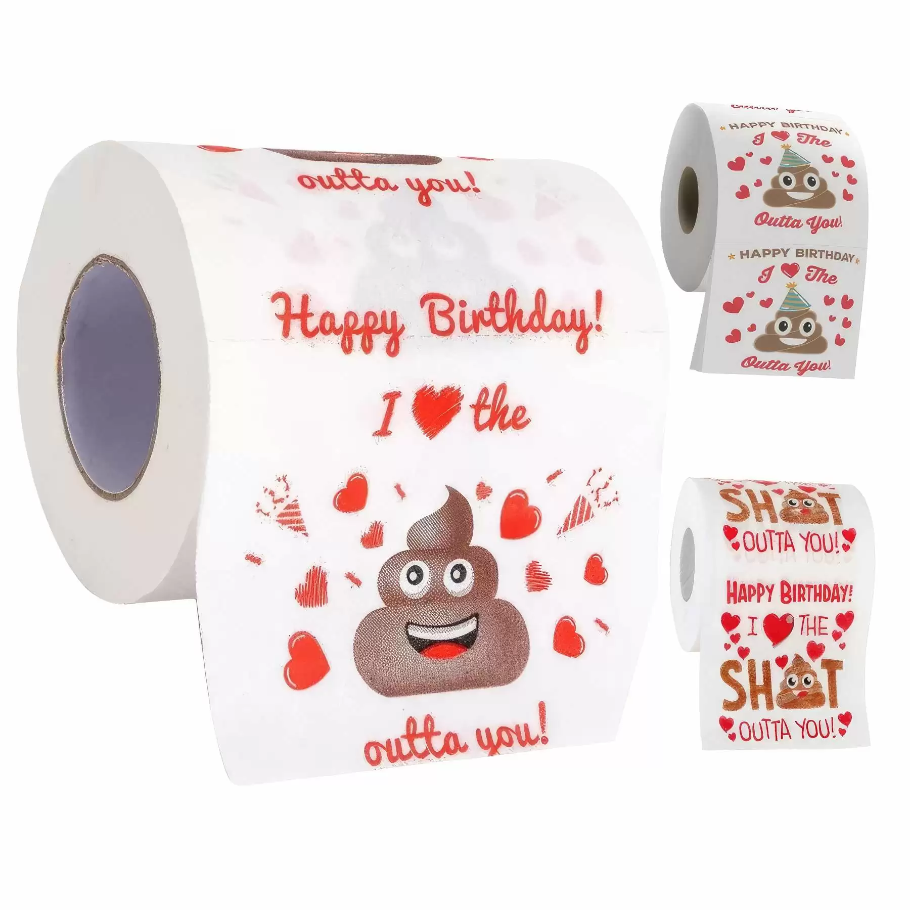 Custom Happy Birthday Funny Toilet Paper Roll