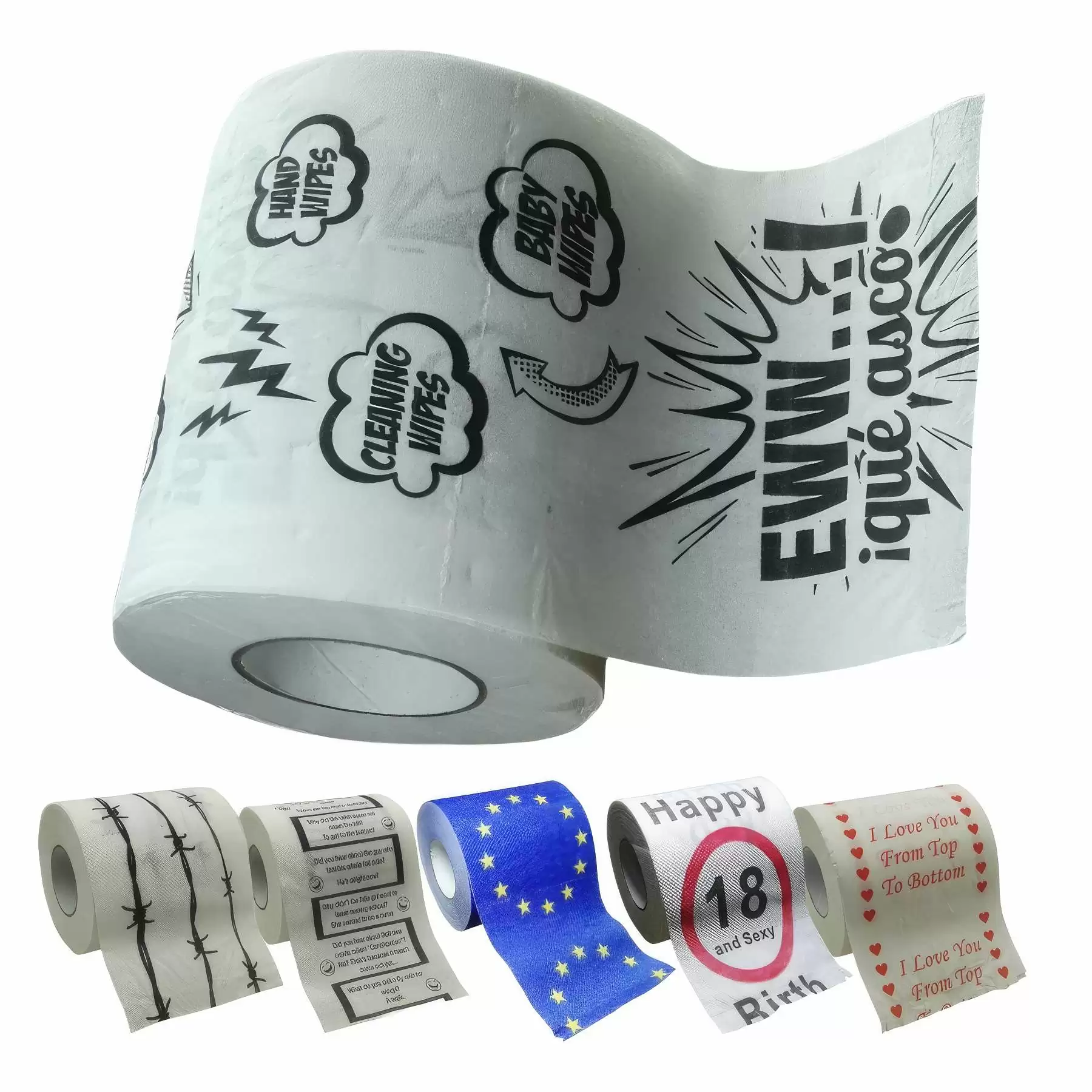 Custom Funny Toilet Paper Roll