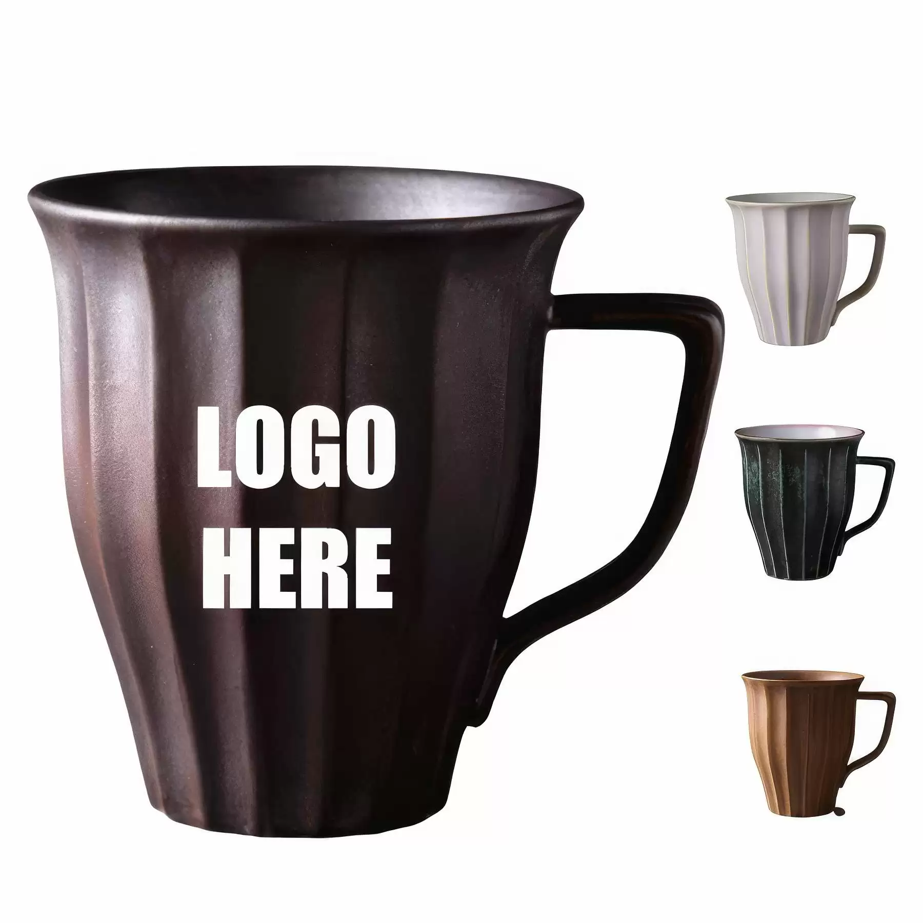 Custom 9 oz Retro Coffee Cup Mugs