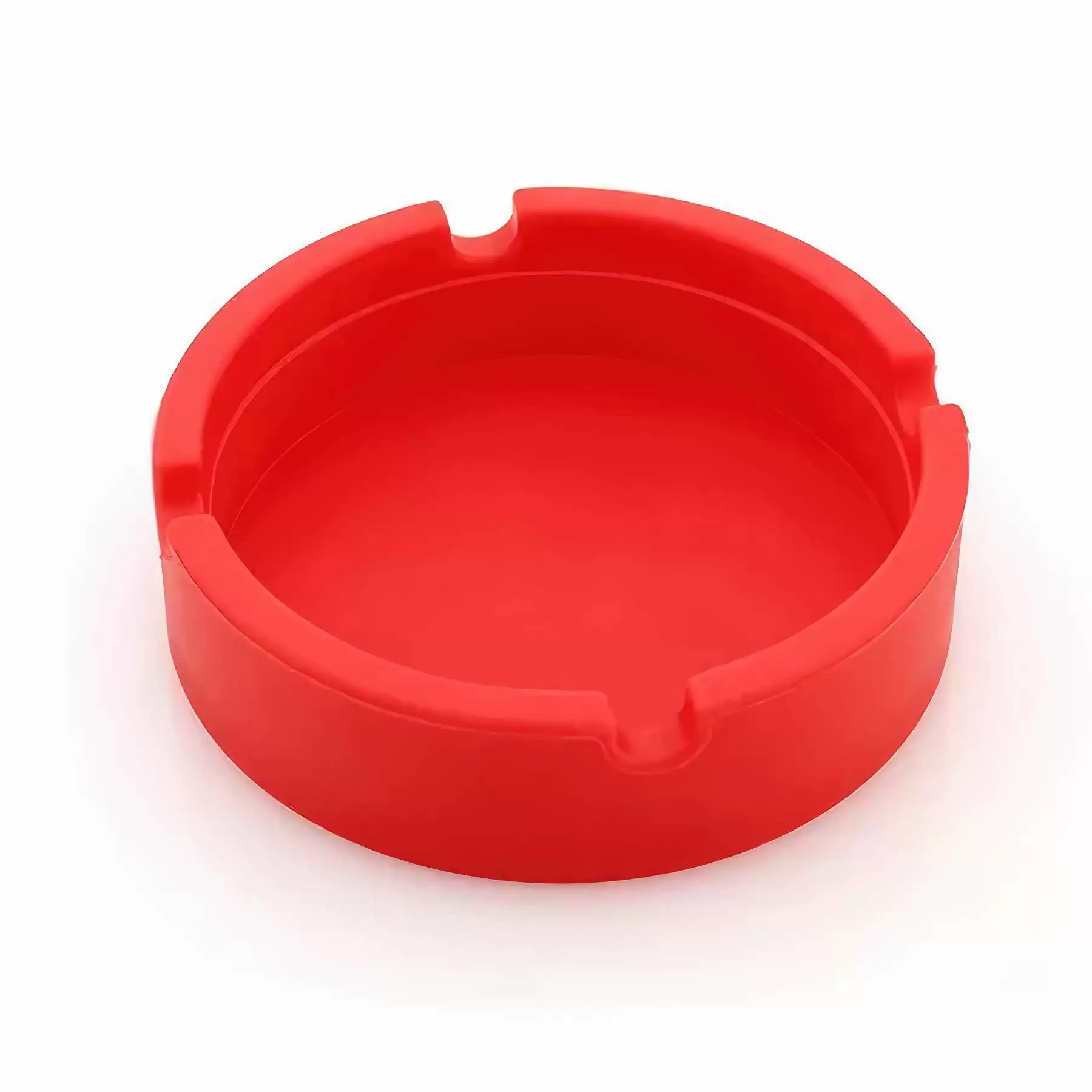 Custom High Temperature Resistant Circular Silicone Ashtray - Image 2