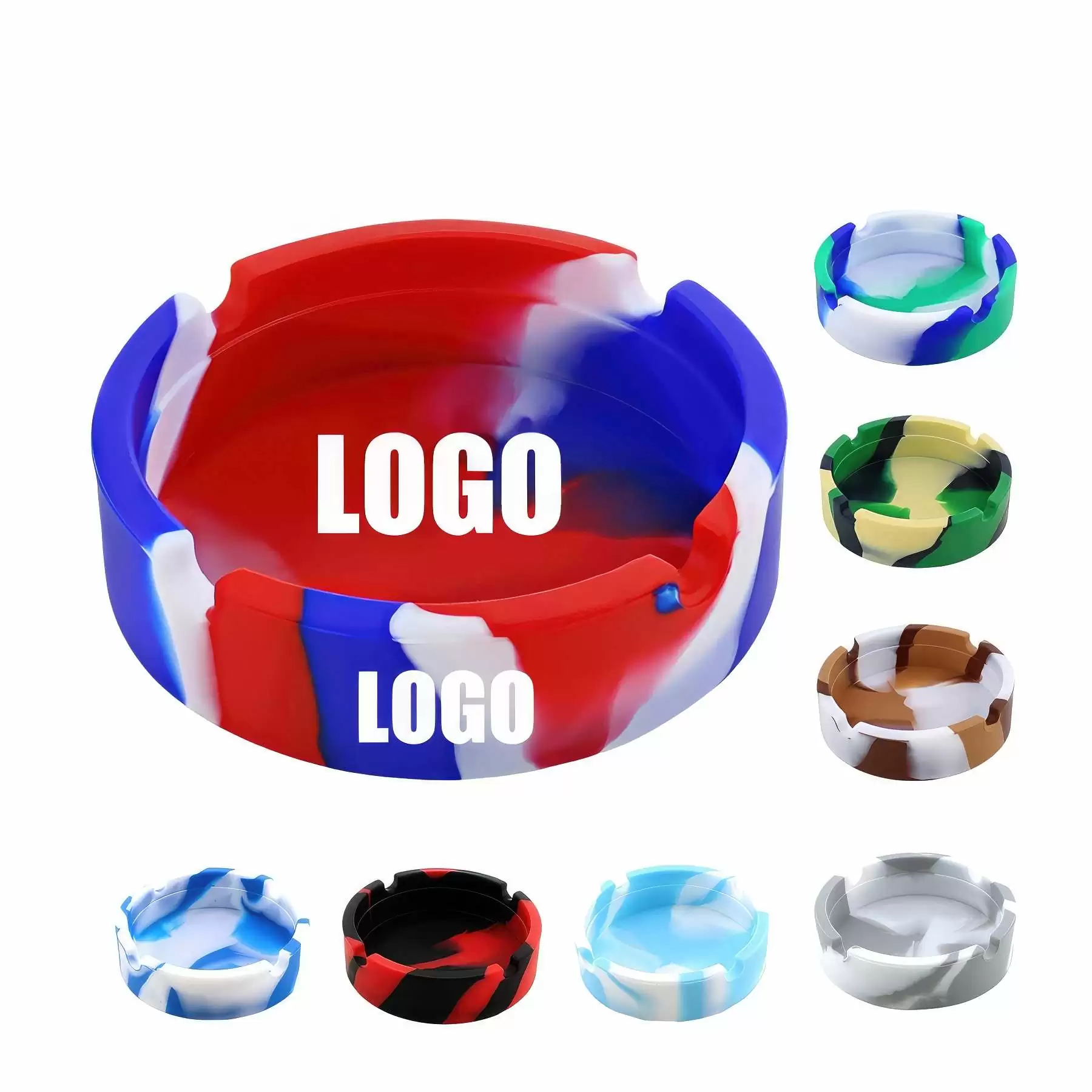 Custom Camo Silicone Ashtray