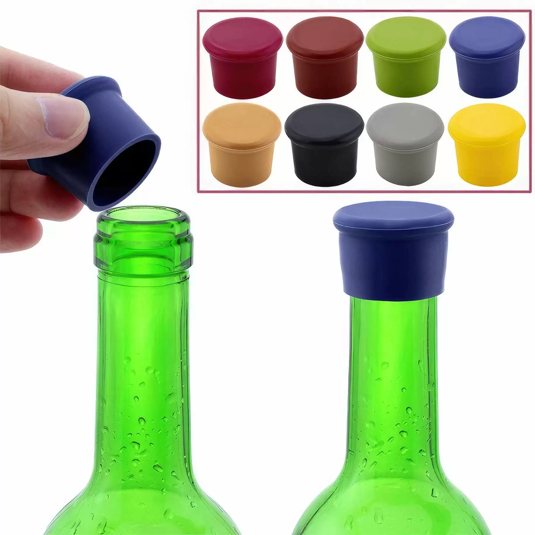 Custom Silicone Wine Stoppers