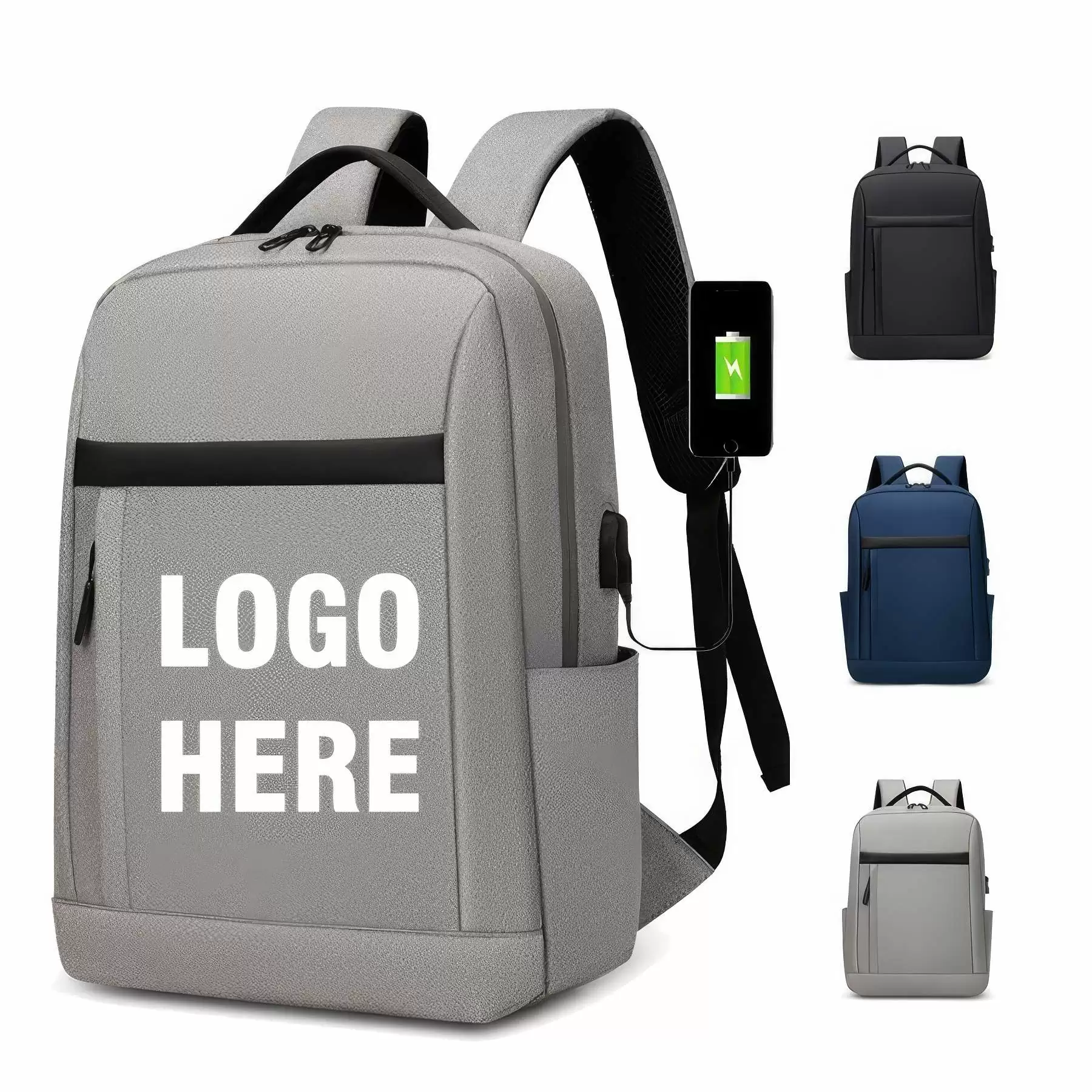 Custom Laptops Backpack with USB Charging Port