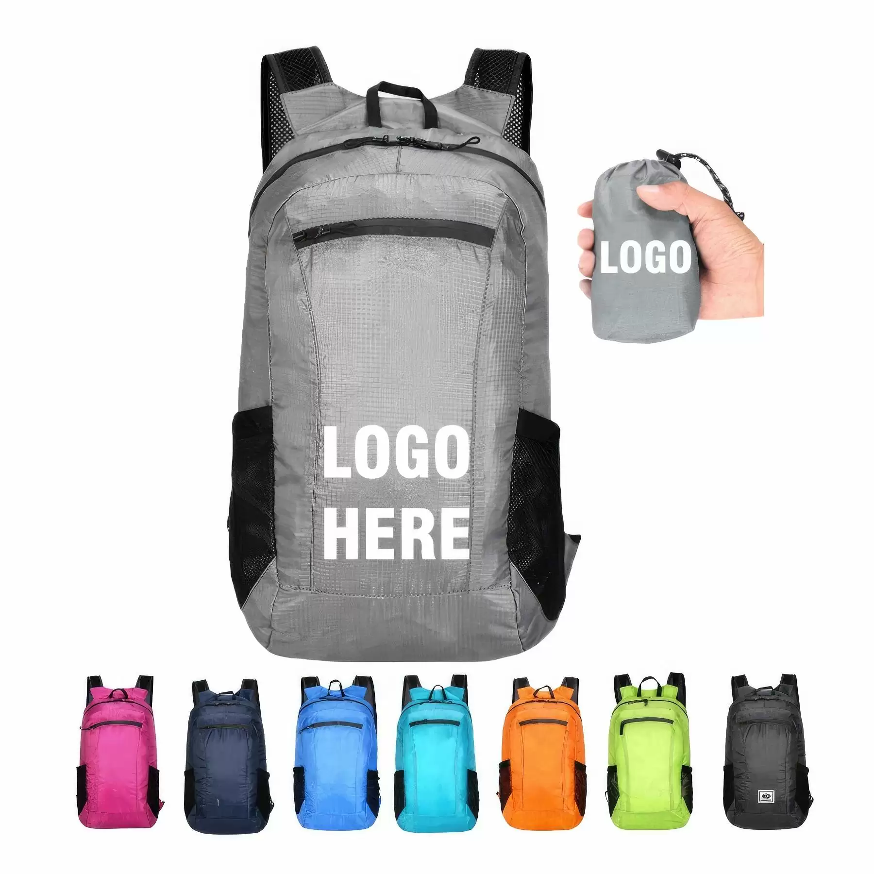 Custom Water Resistant Lightweight Packable Backpack