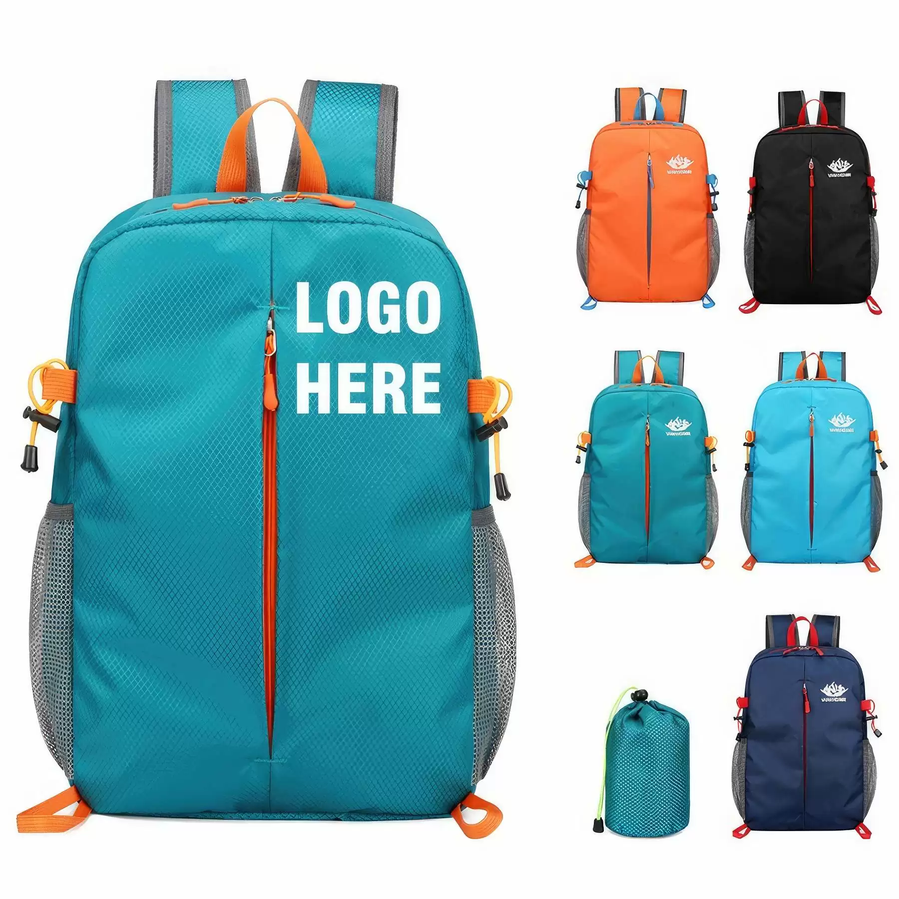 Custom Water Resistant Lightweight Packable Backpack