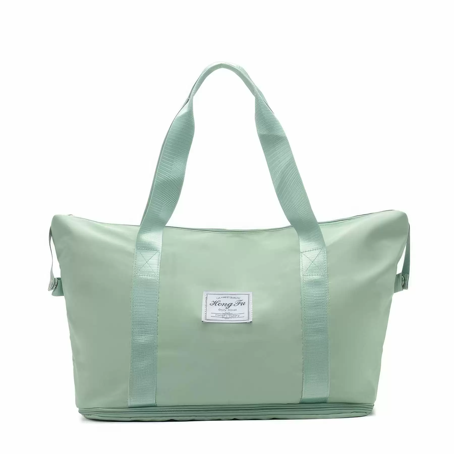 Custom Large Capacity Folding Travel Bag with Luggage Sleeve - Image 2