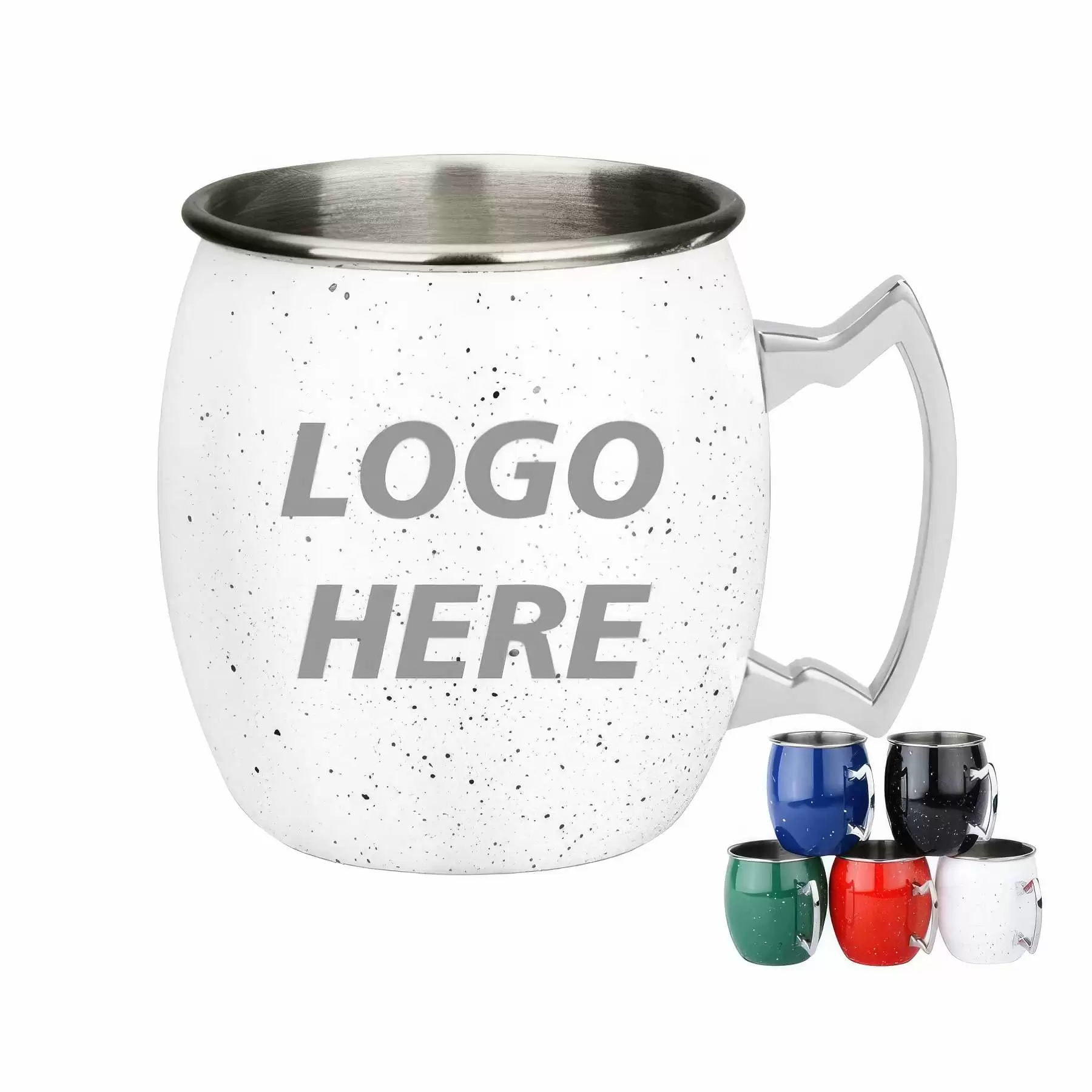 Custom 17 oz Stainless Steel Moscow Mule Mug