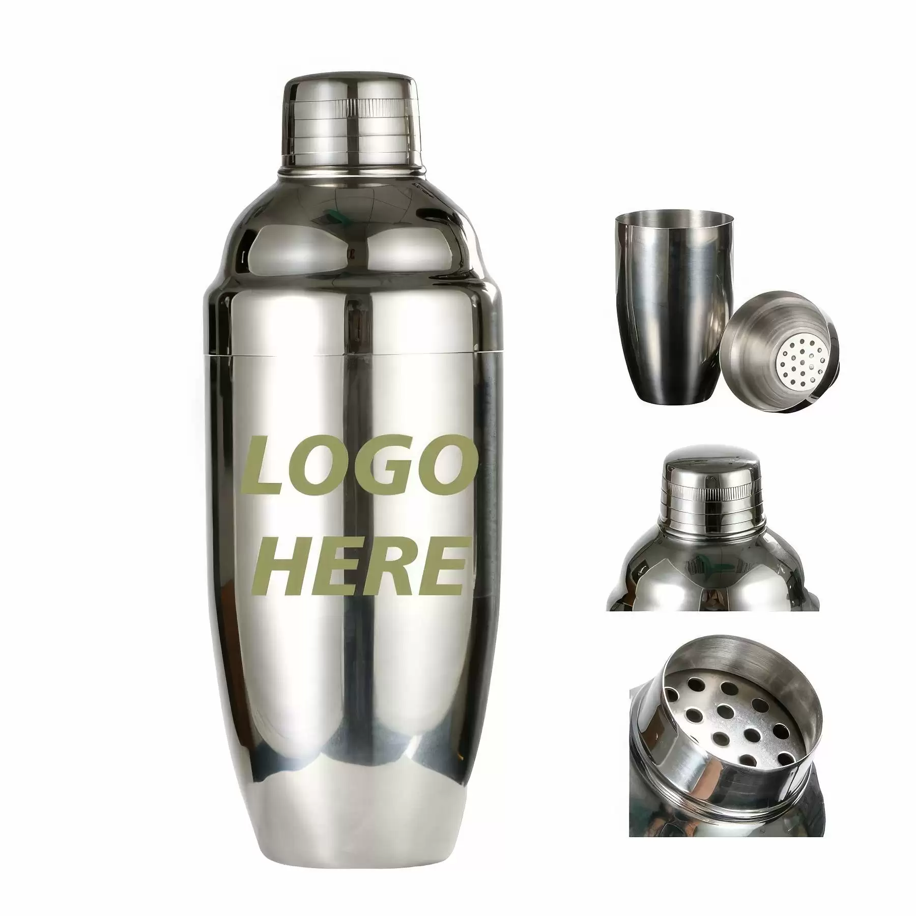 Custom Stainless Steel Cocktail Shaker Set