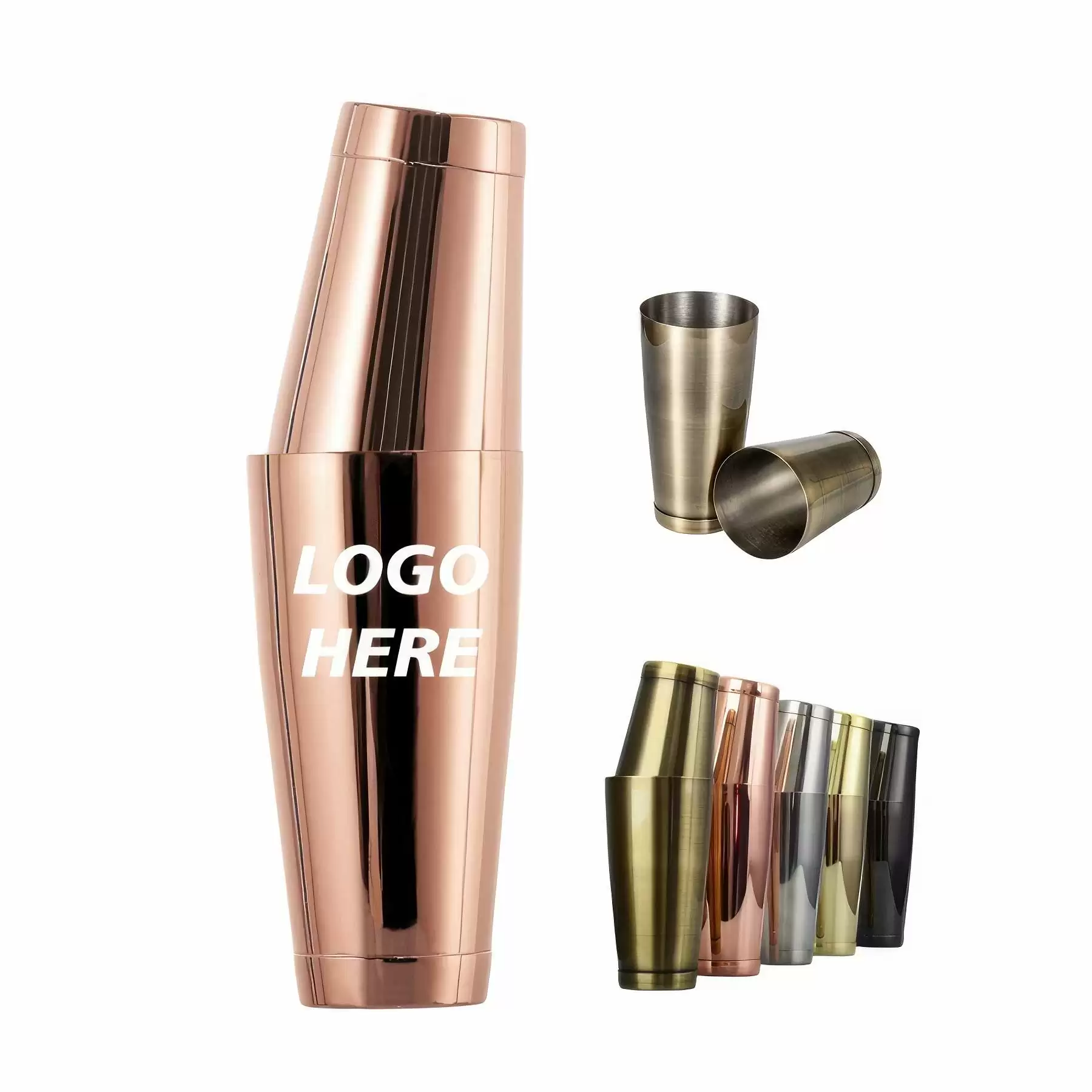 Custom Stainless Steel Cocktail Boston Shaker Set