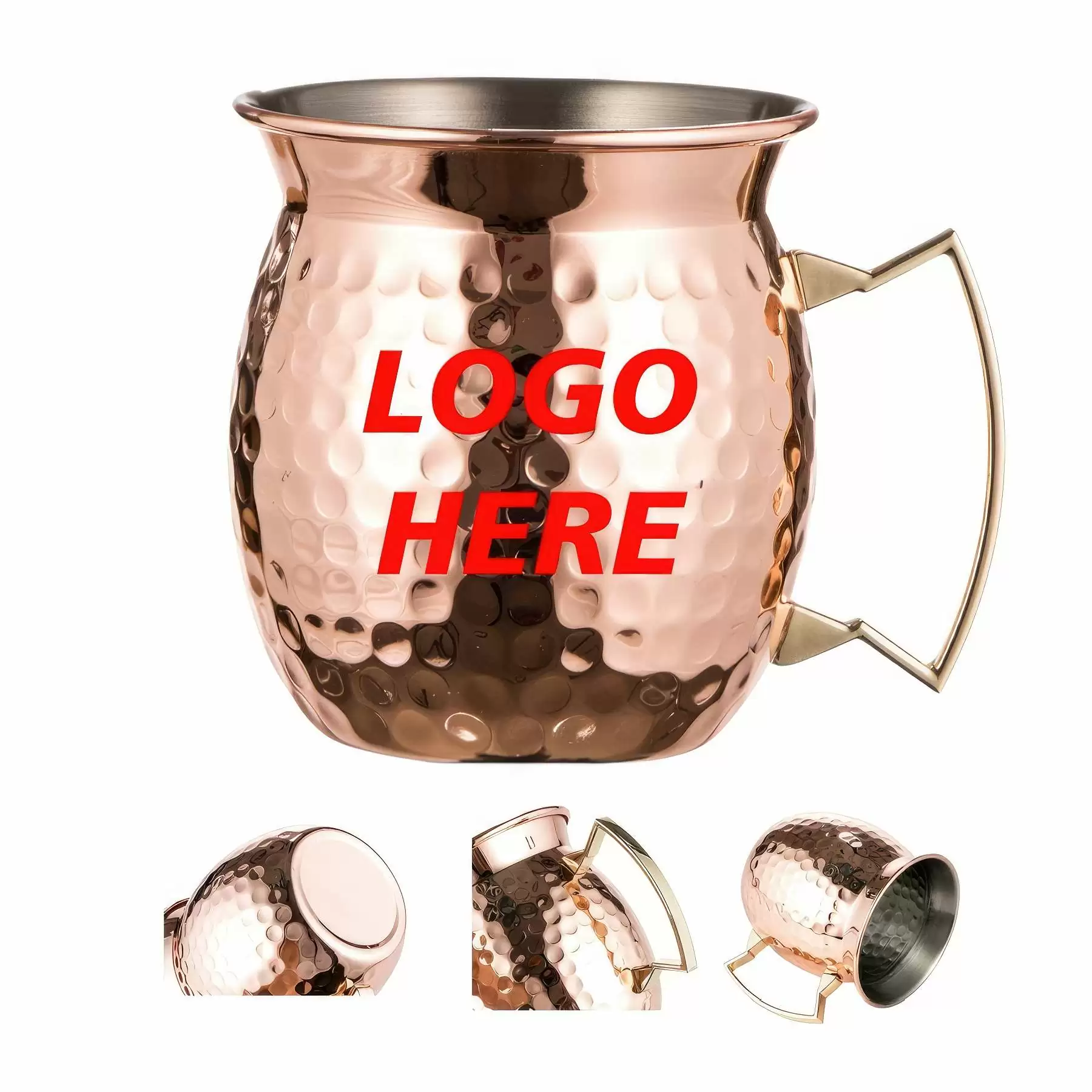 Custom 18 oz Stainless Steel Moscow Mule Mug