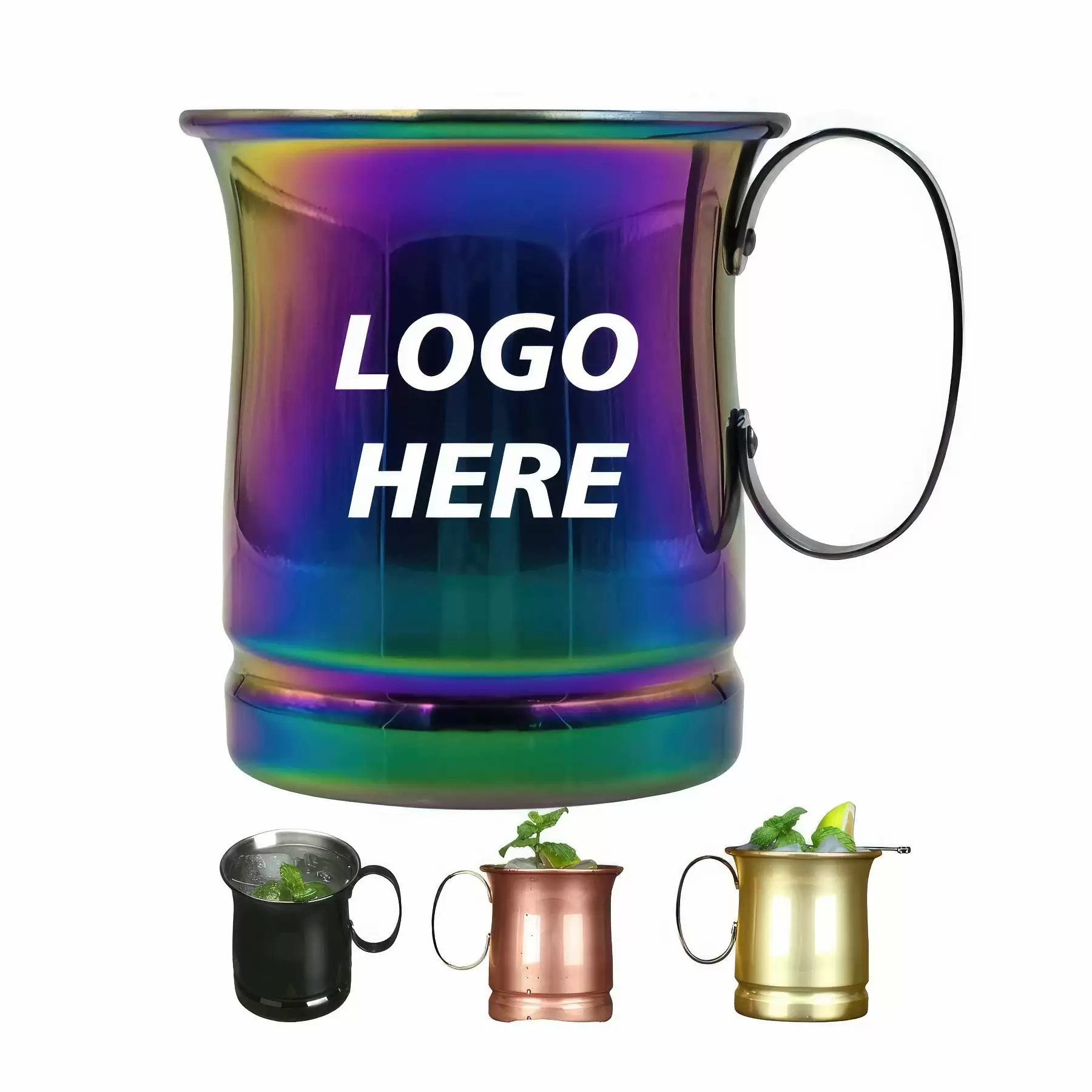 Custom 17 oz Stainless Steel Beer Mug