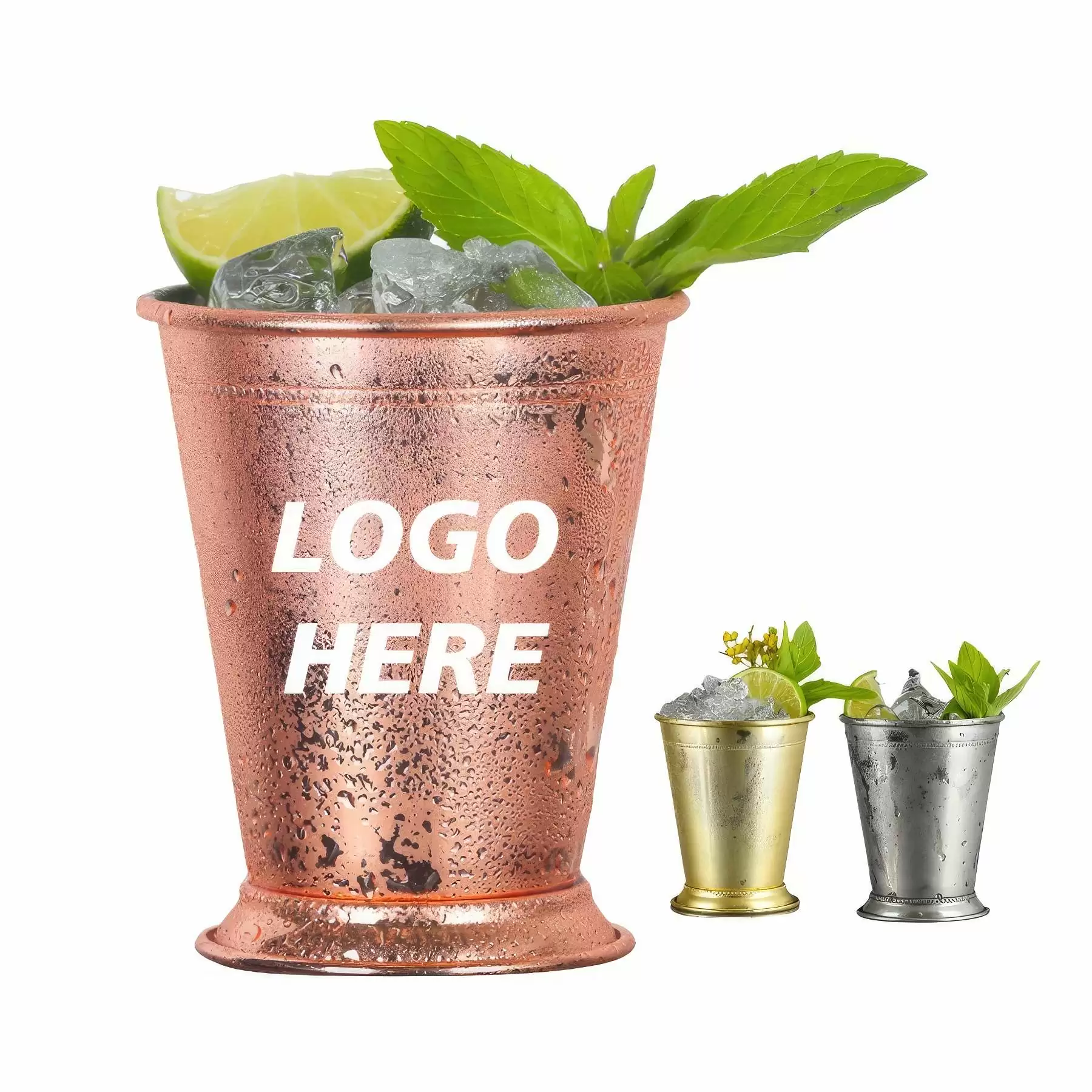 Custom 12 oz Stainless Steel Julep Cup