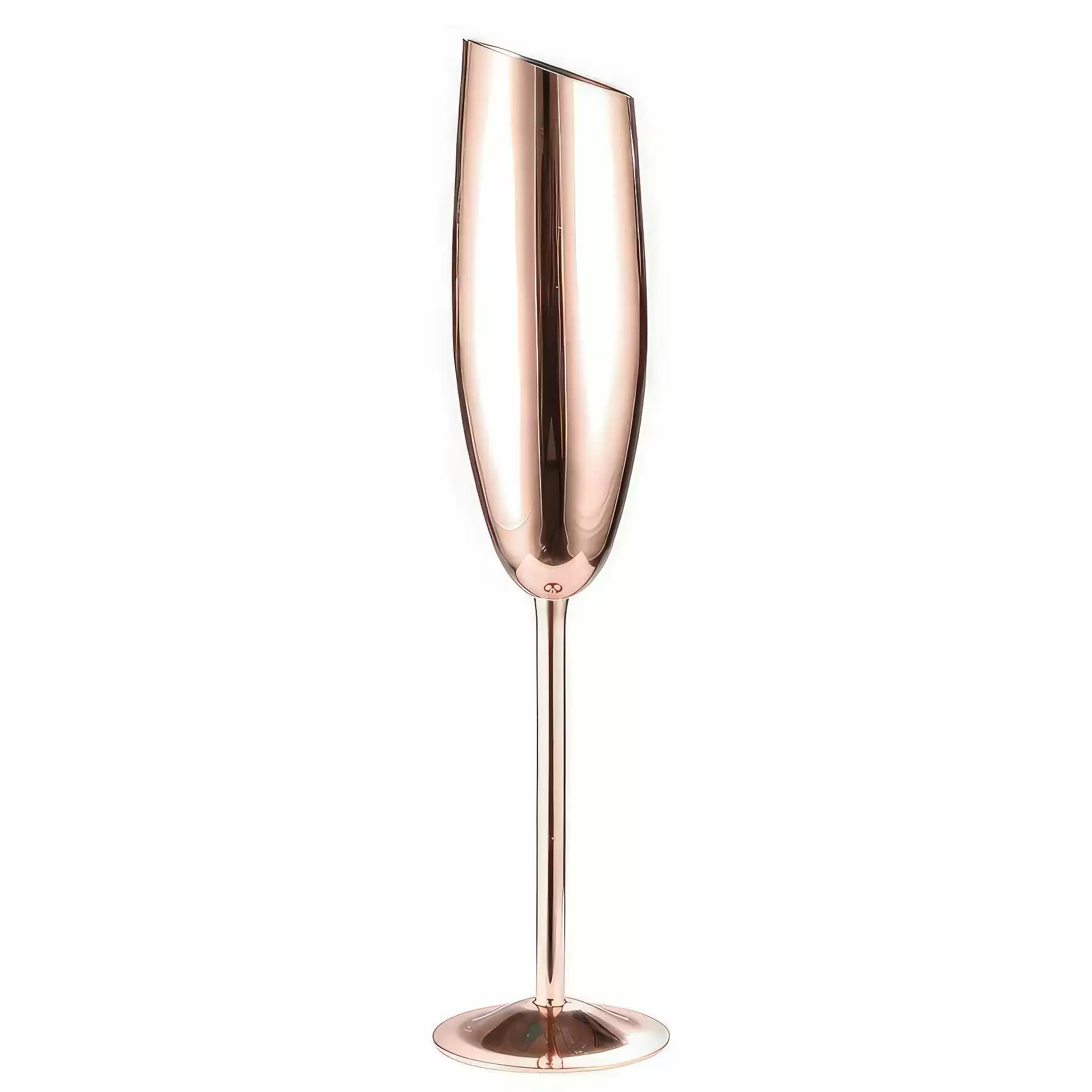Custom 7 oz Stainless Steel Champagne Flute Glasses - Image 2