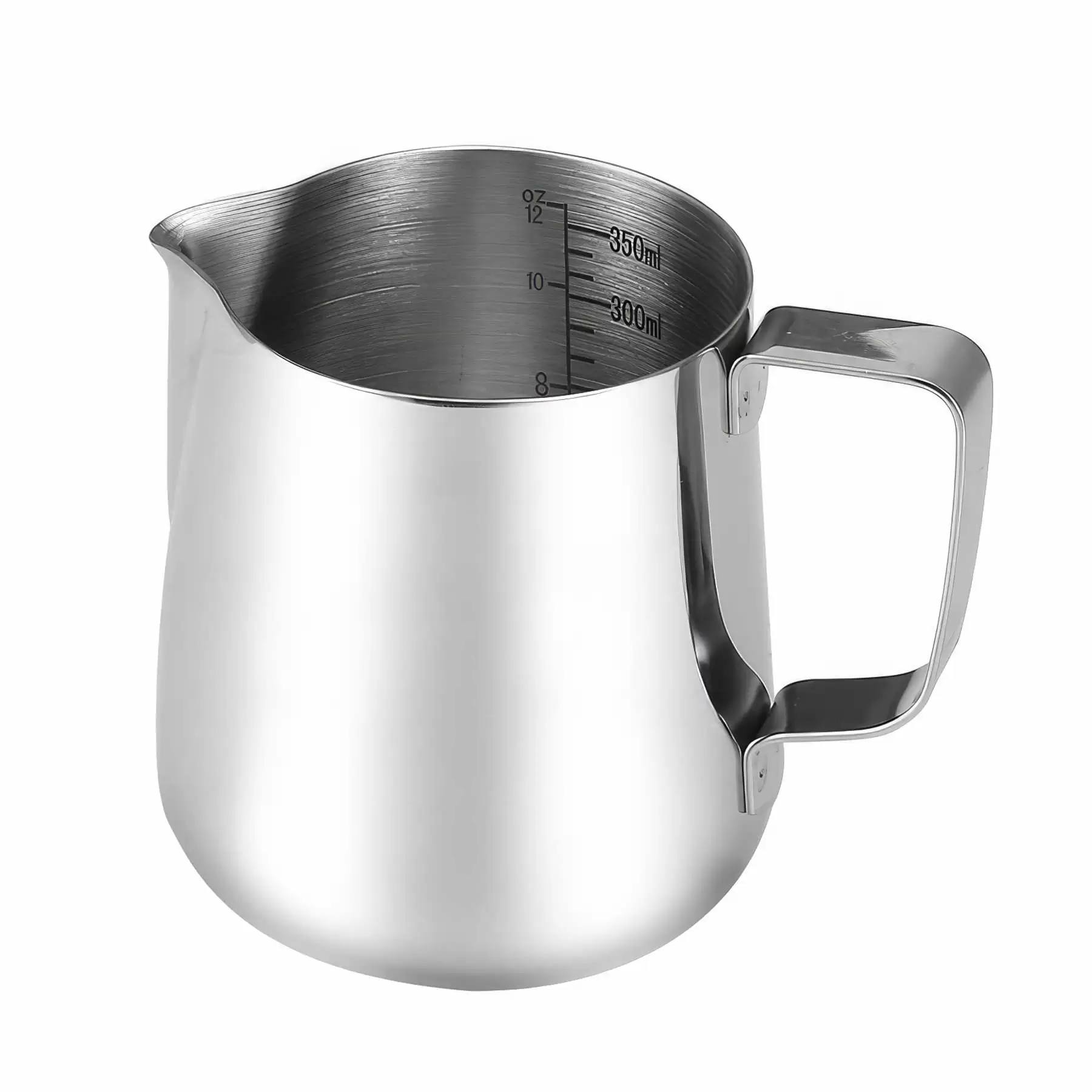 Custom 12 oz Stainless Steel Milk Frother Cup - Image 2
