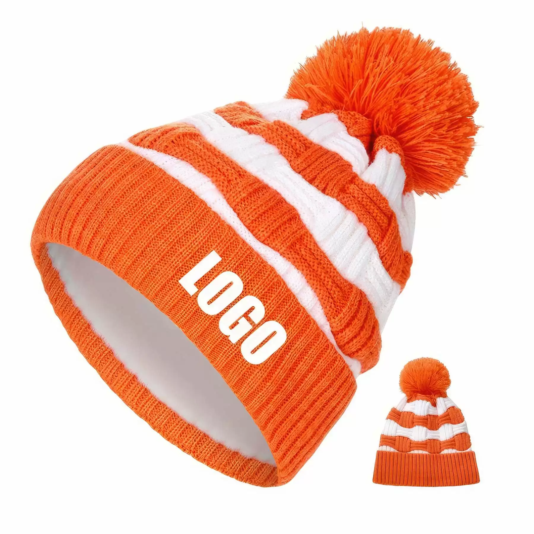 Custom Beanie Hats Winter Knitted Caps Unisex