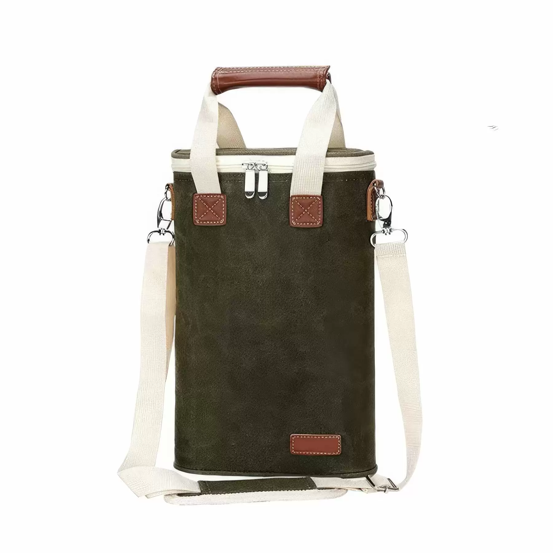 Custom Insulated 2 Bottle Wine Tote Carrier - Image 2