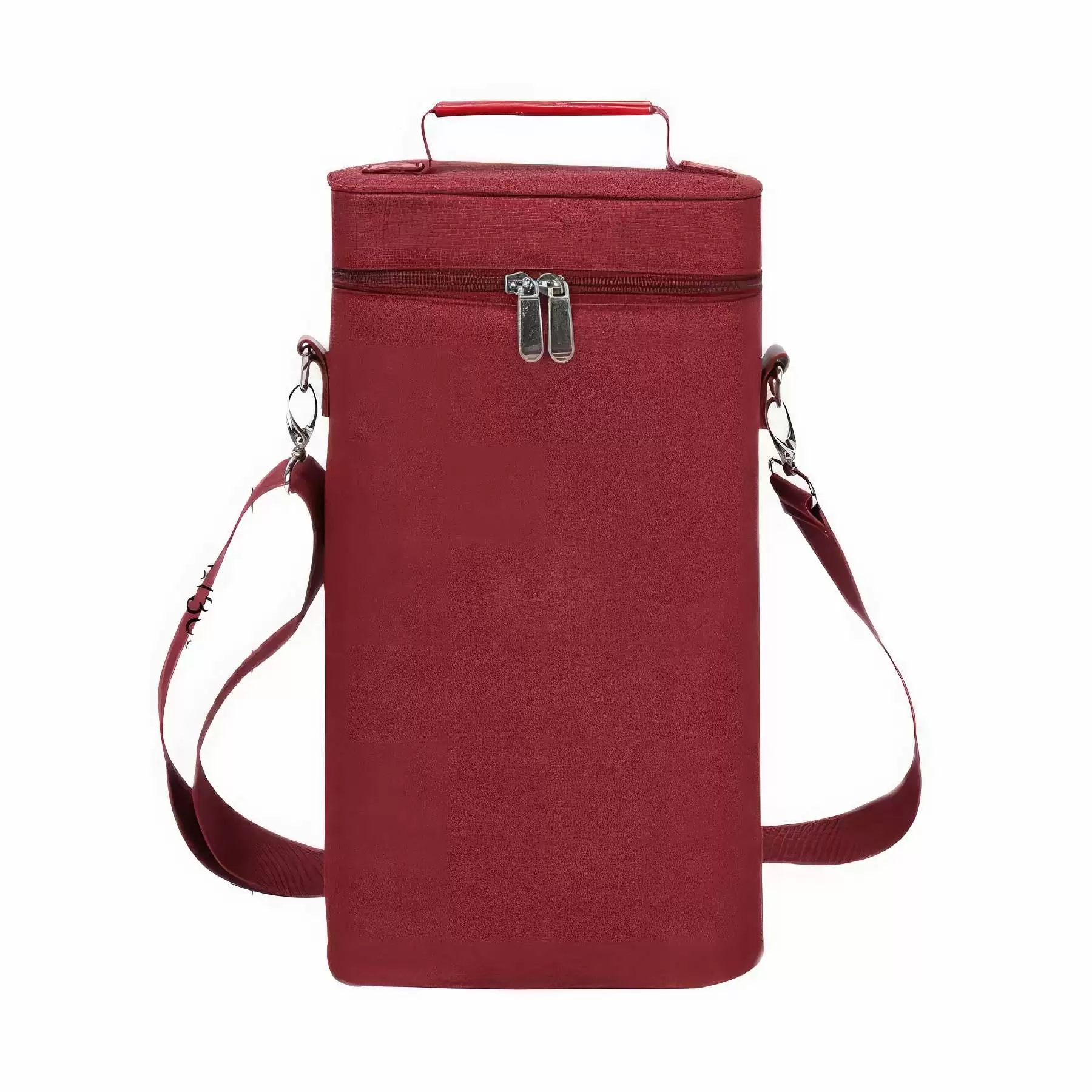 Custom Insulated 2 Bottle Wine Tote Carrier - Image 2