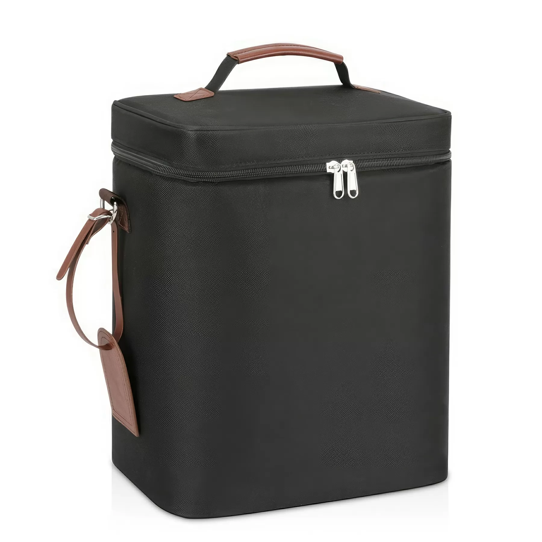 Custom Insulated 6 Bottle Wine Gift Tote Carrier - Image 2