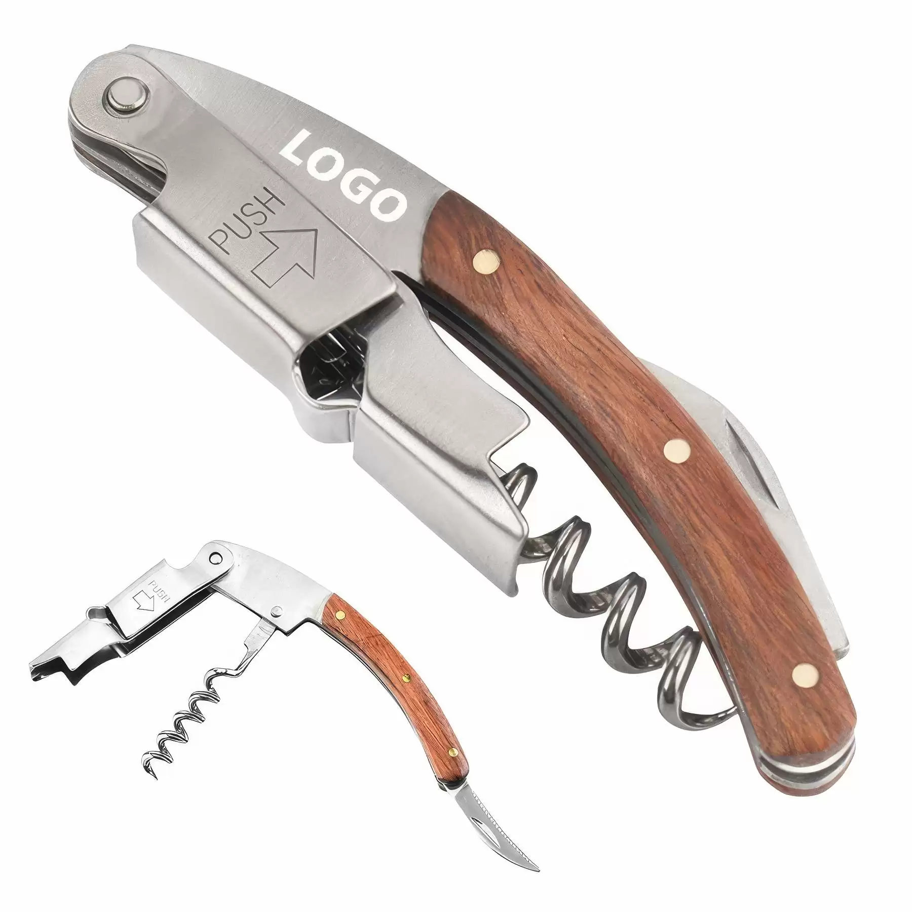 Custom Professional Waiter Corkscrew Wine Openers