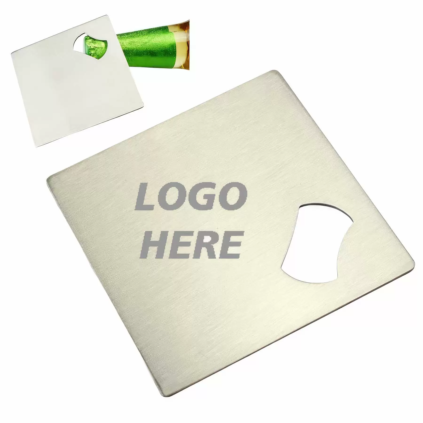 Custom Stainless Steel Square Bottle Opener
