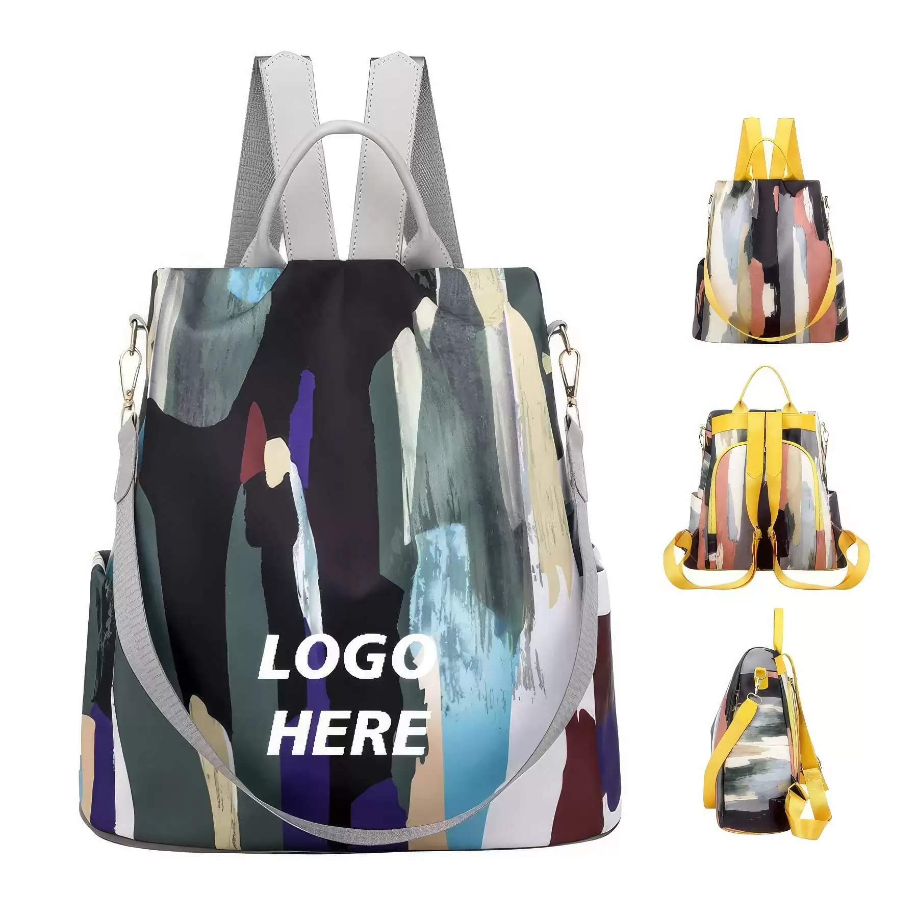 Custom Lightweight Waterproof Laptop Backpack for Men Women