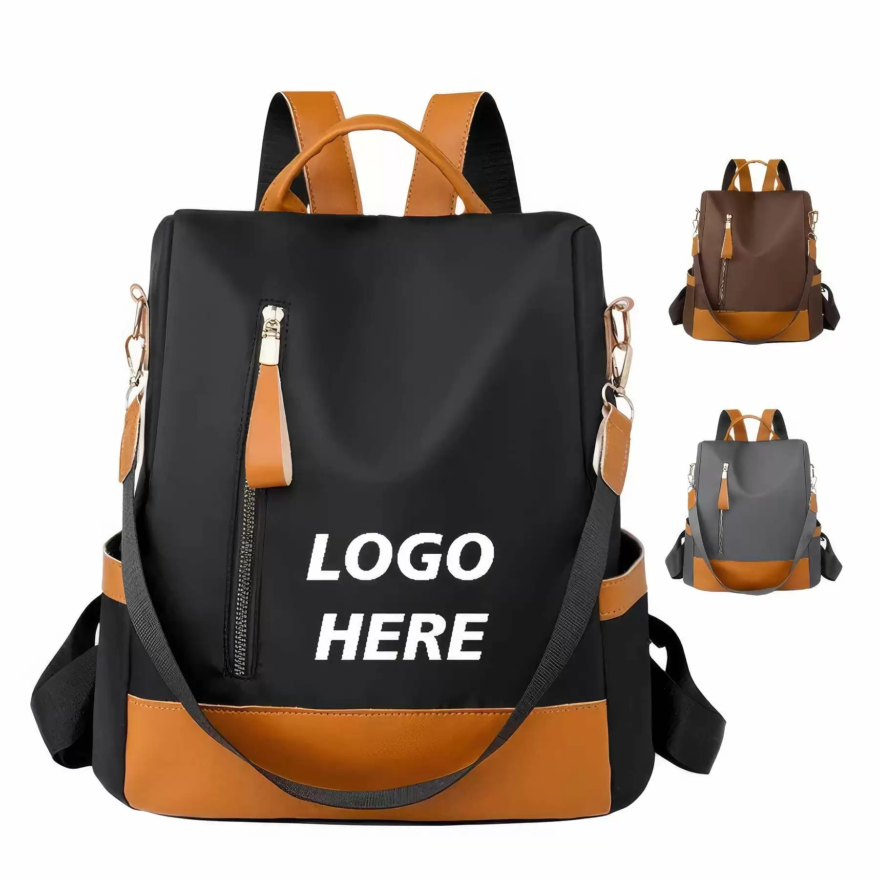 Custom Water Resistant Travelling Backpack for Men Women