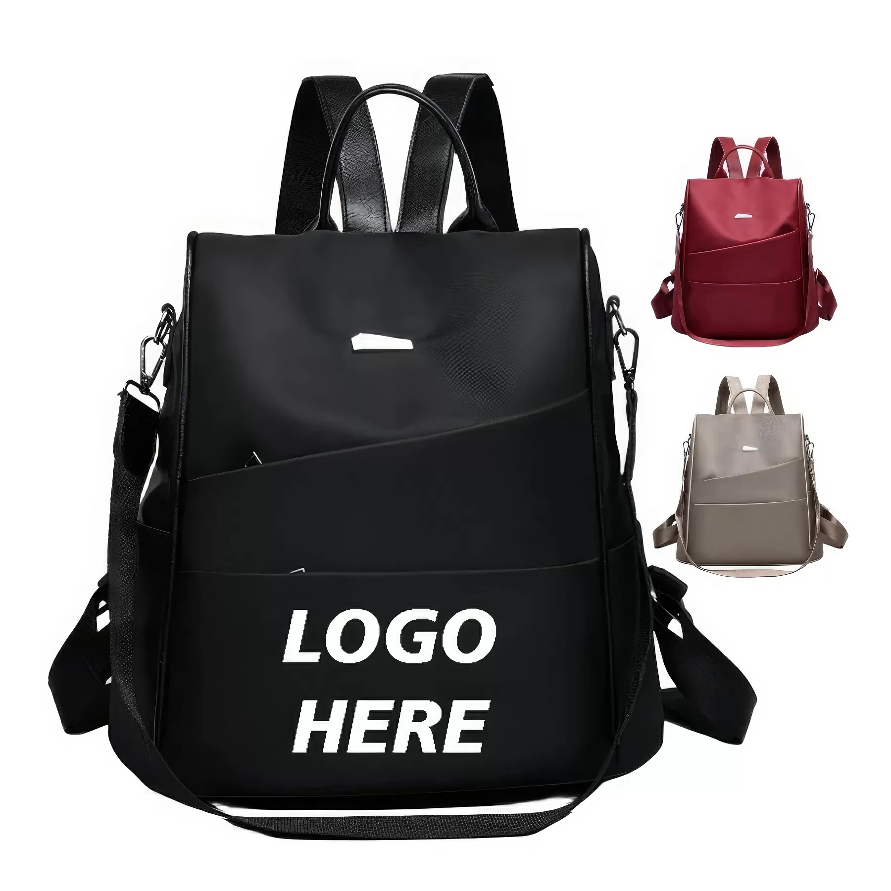Custom Water Resistant Travelling Backpack for Men Women