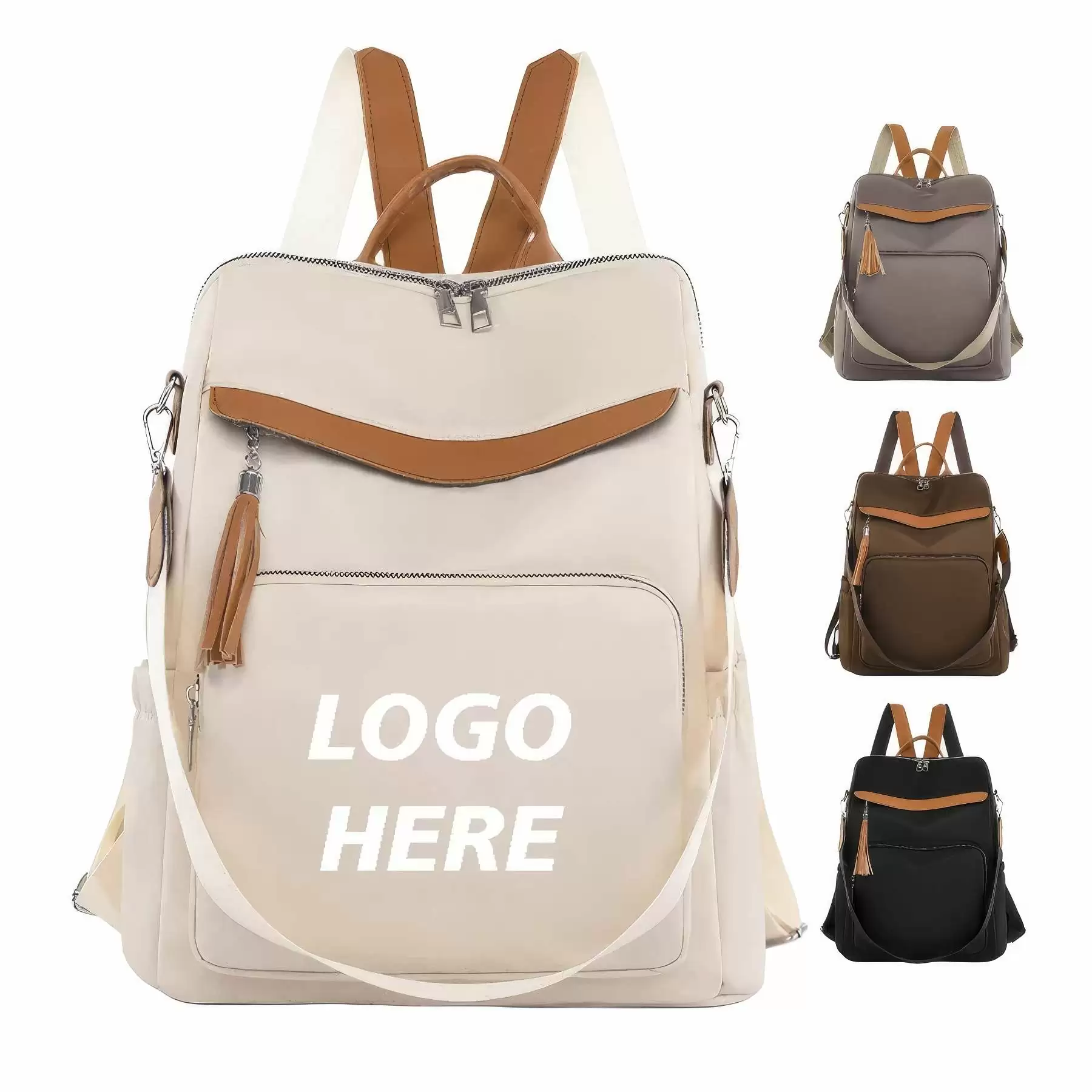 Custom Water Resistant Travelling Backpack for Men Women