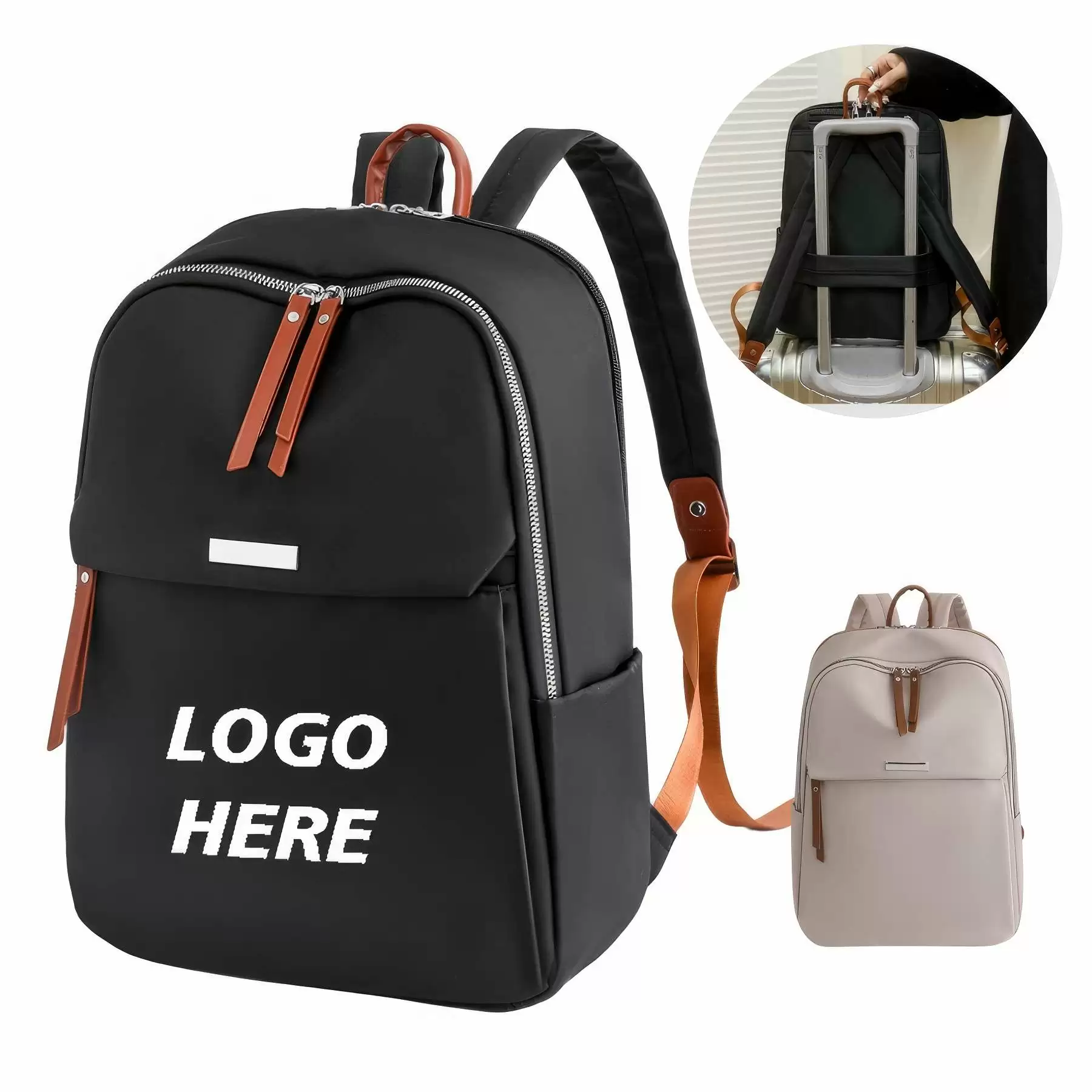 Custom Water Resistant School Backpack Daypack for Men Women