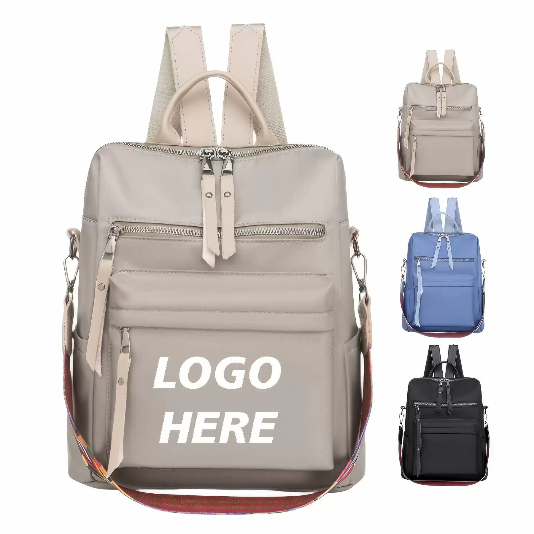 Custom Water Resistant Travelling Backpack for Men Women