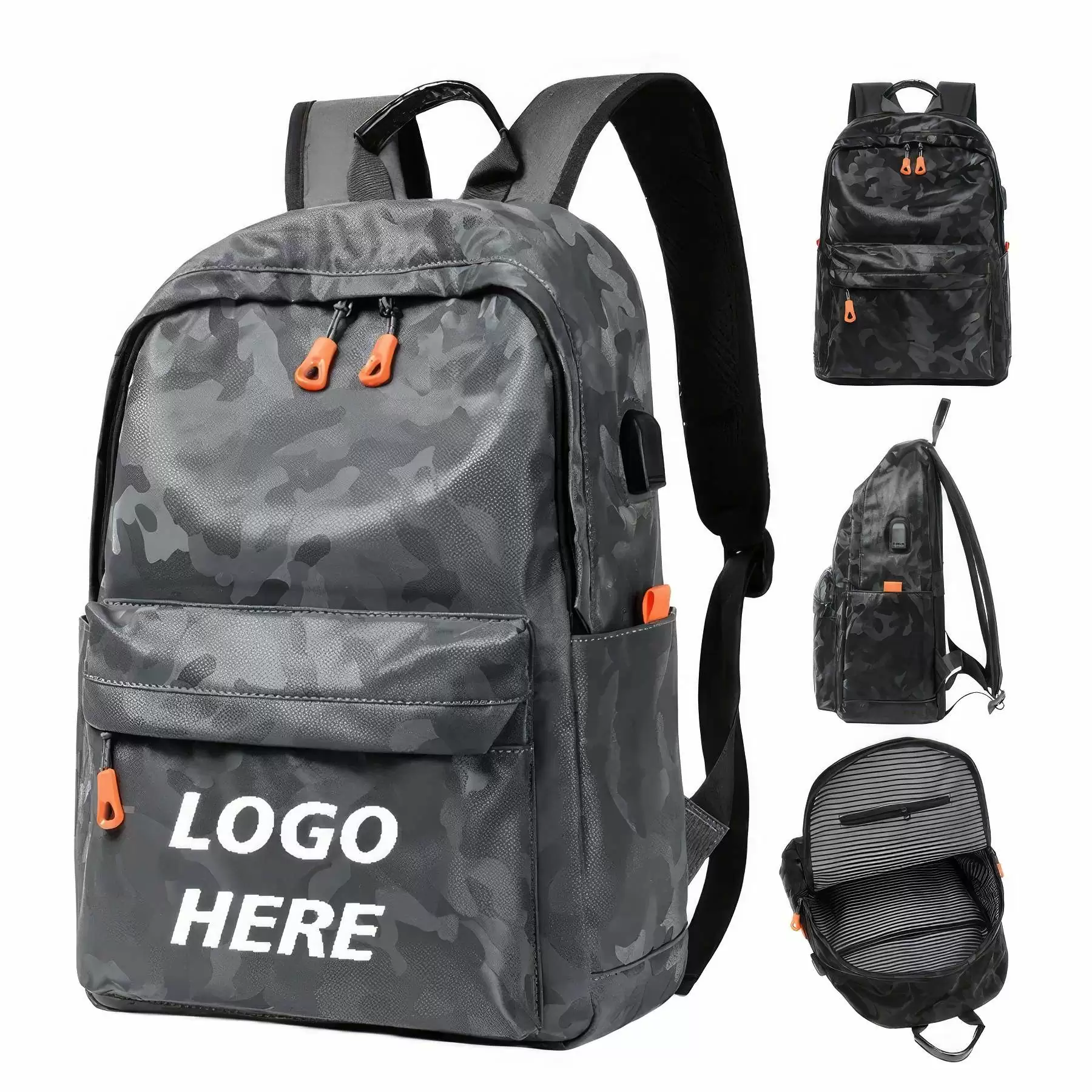 Custom Waterproof Laptop Backpacks with USB Port