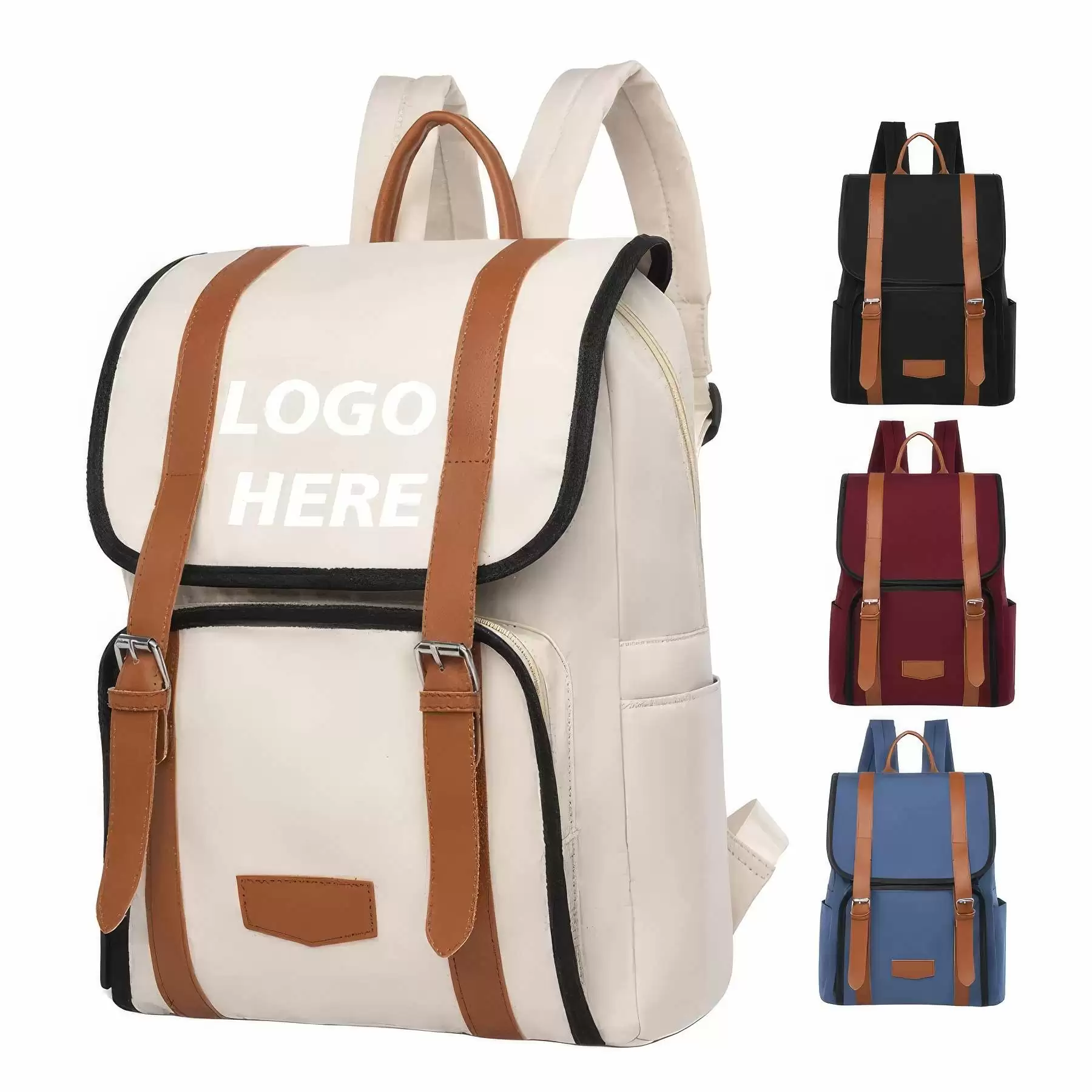 Custom Water Resistant Travelling Backpack for Men Women