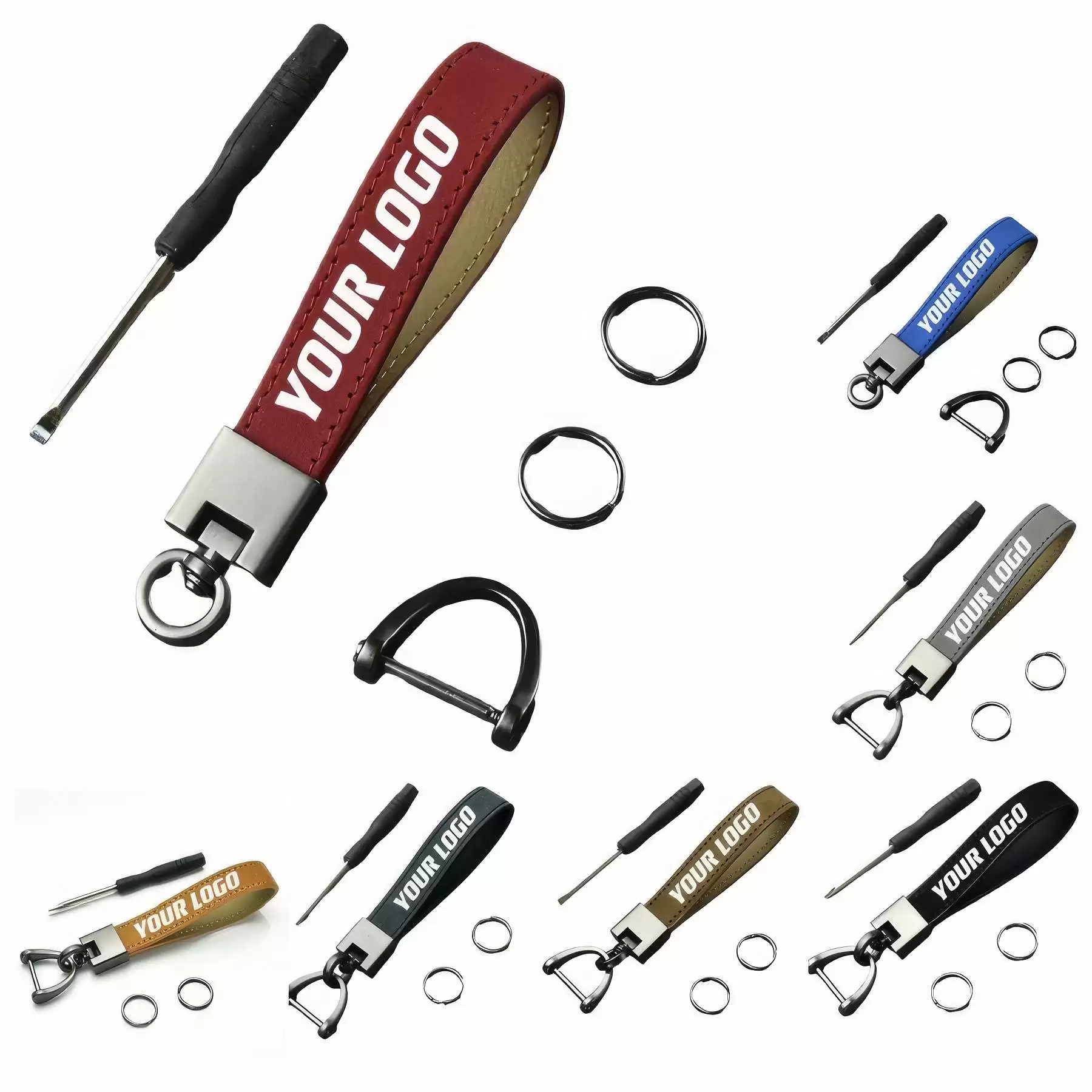 Customizable Stylish Leather Key Chains