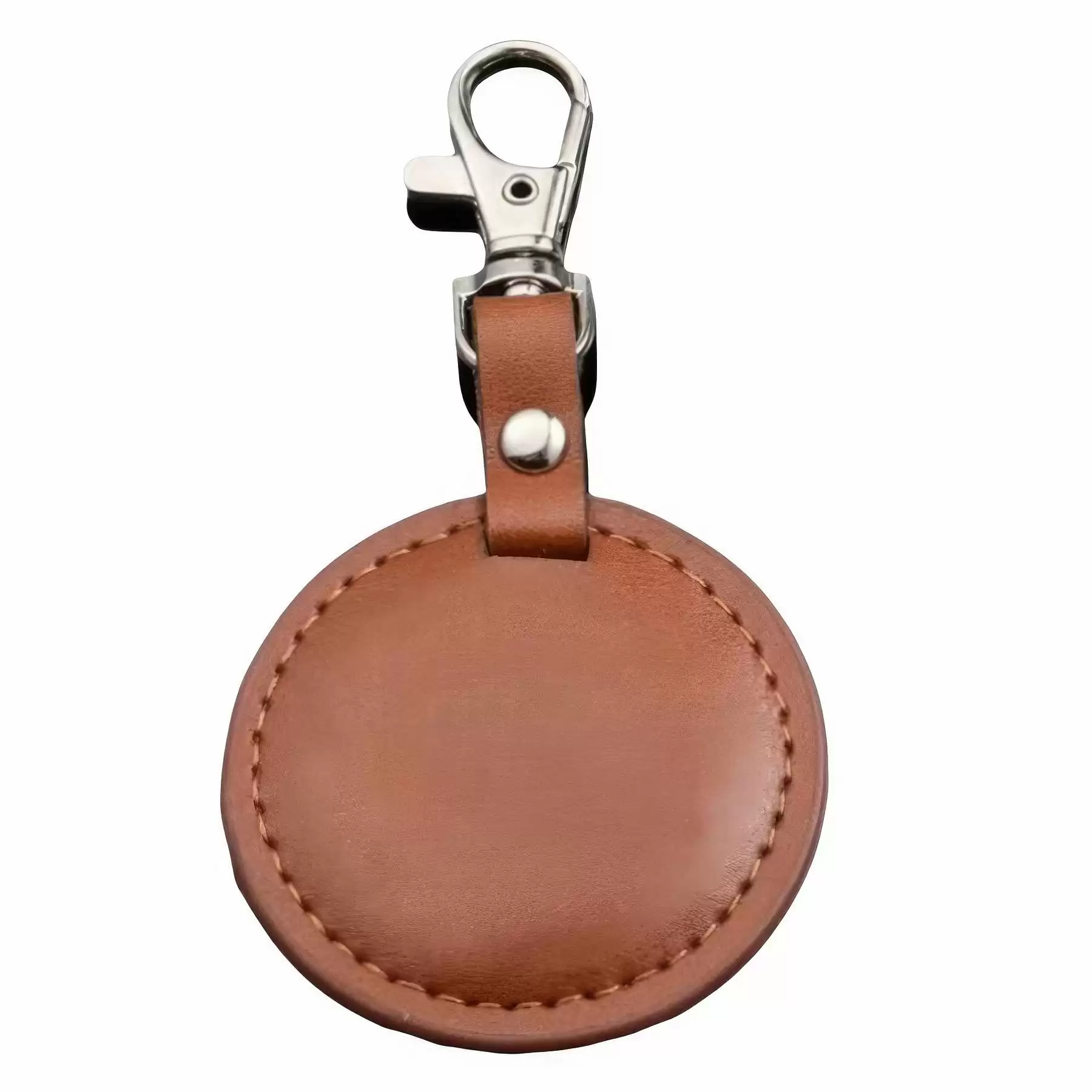 Round Leather Key Chains & Car Keychain - Image 2