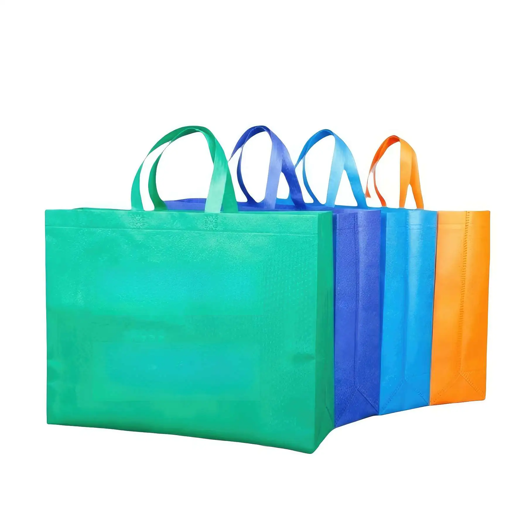 Imprinted Eco-Friendly Non Woven Tote Bags - Image 2