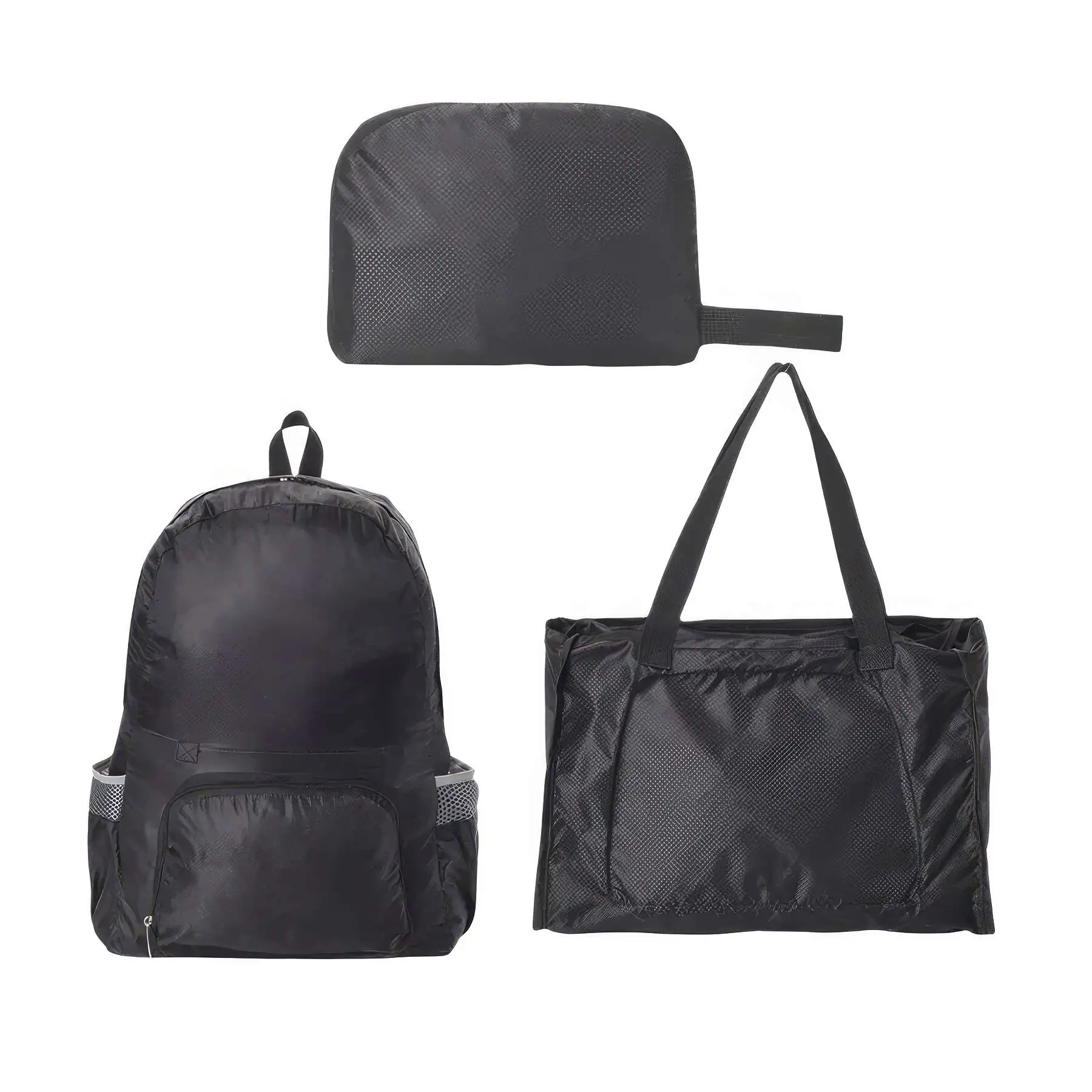 Polyester Three In One Folding Backpack - Image 2